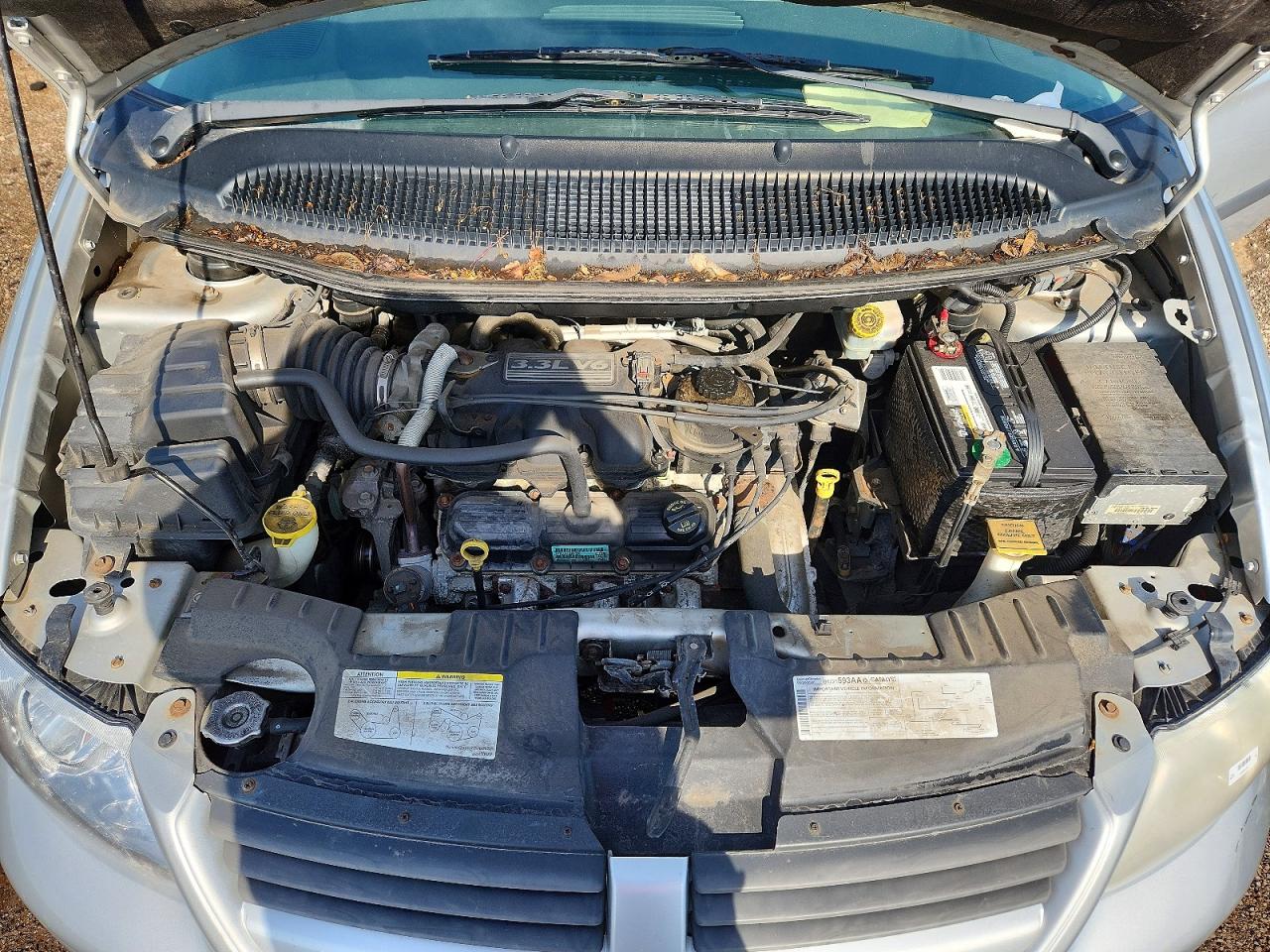 2006 Dodge Grand Caravan Se Silver vin: 1D4GP24R36B621876