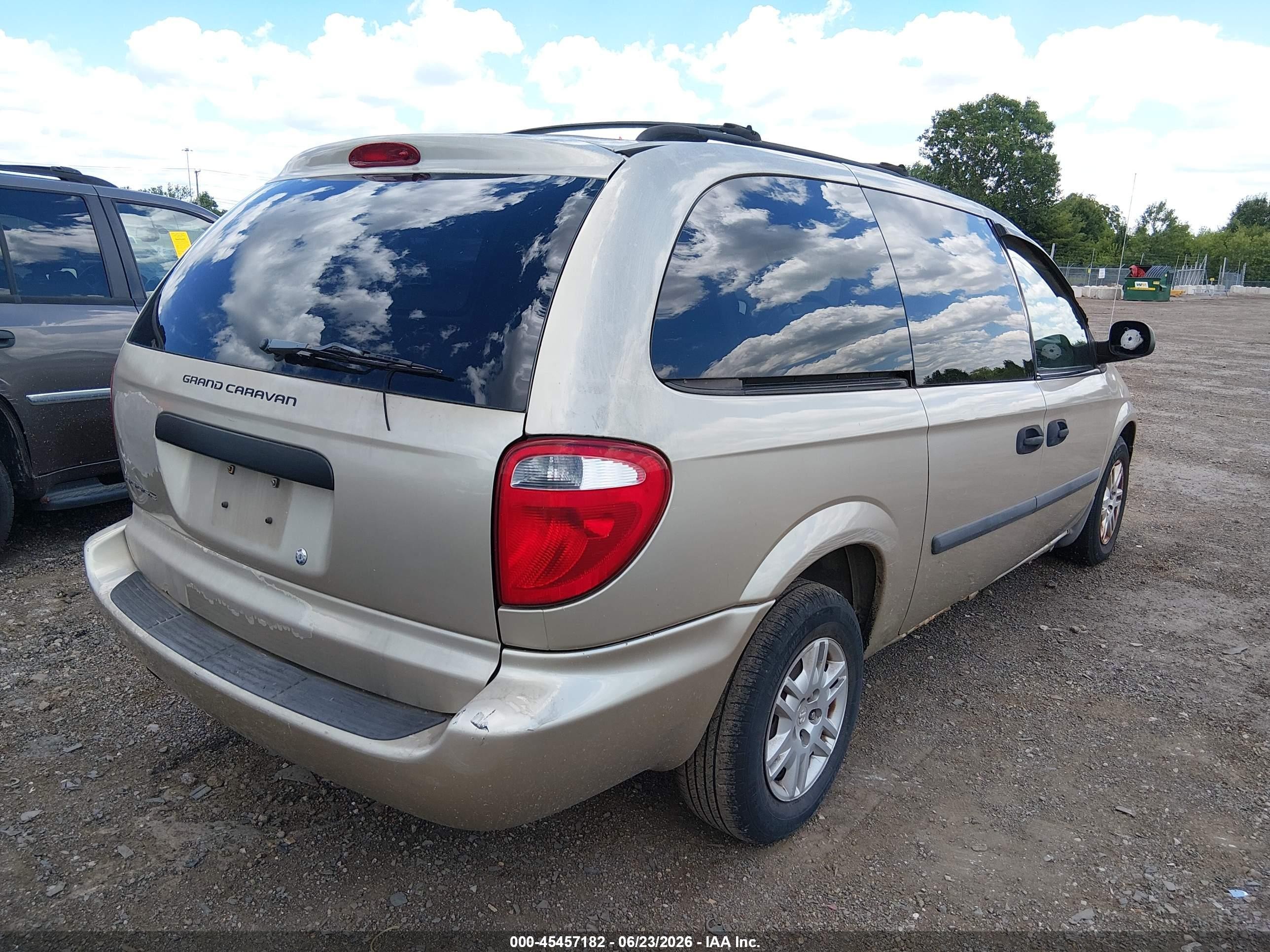 2006 Dodge Grand Caravan Se Champagne vin: 1D4GP24R36B665442