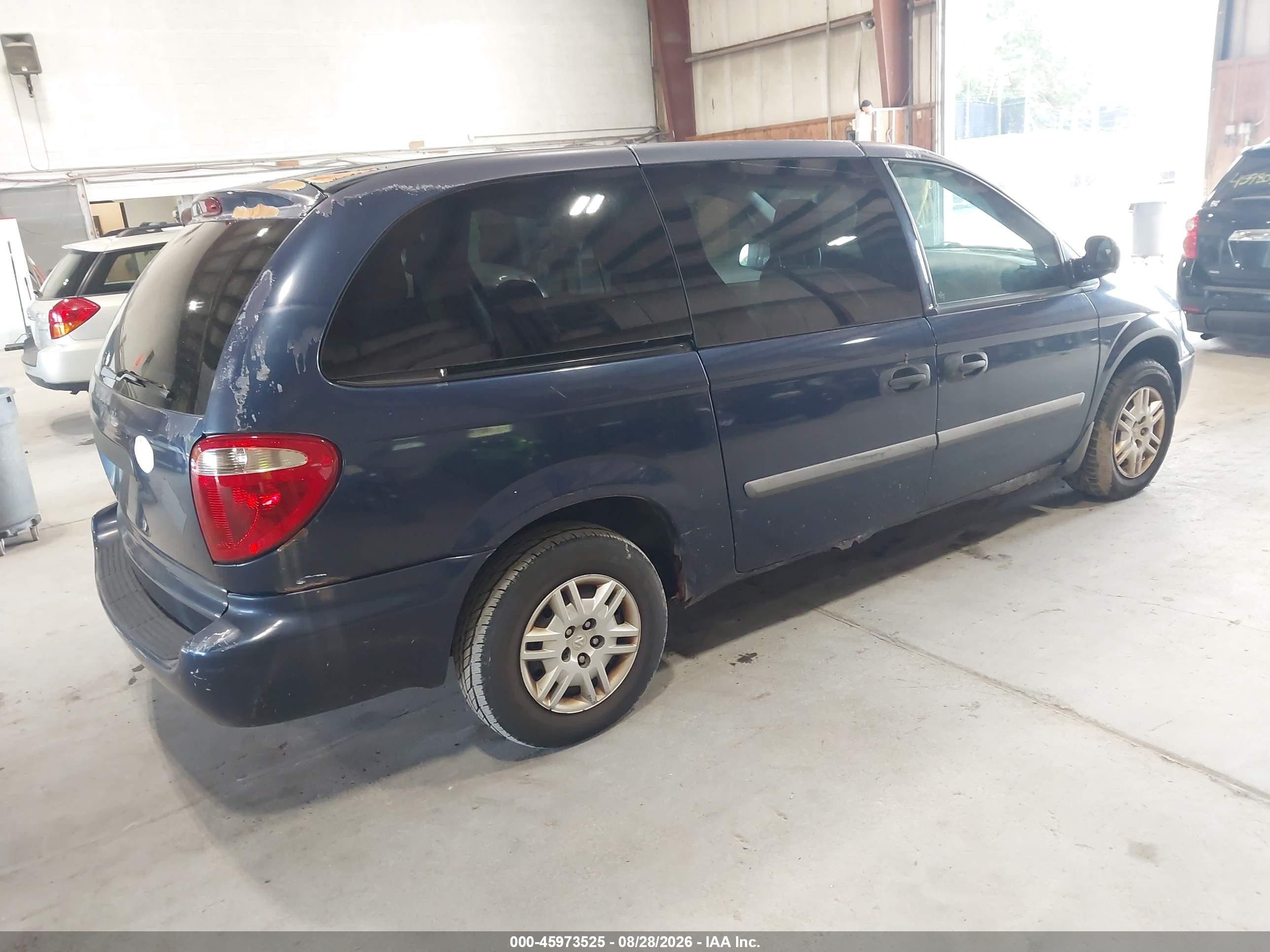 2006 Dodge Grand Caravan Se Dark Blue vin: 1D4GP24R36B673959