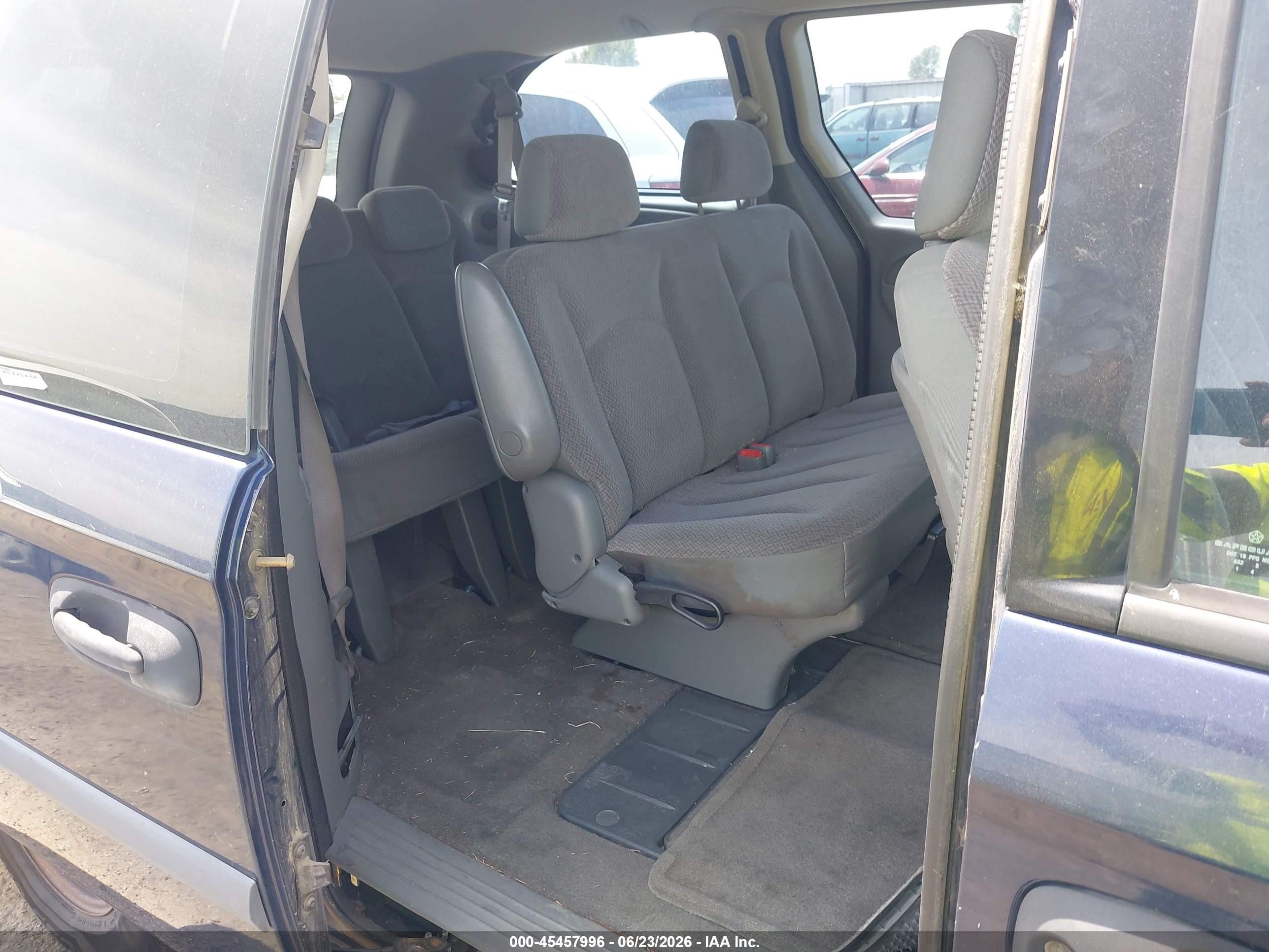 2006 Dodge Grand Caravan Se Blue vin: 1D4GP24R36B744173