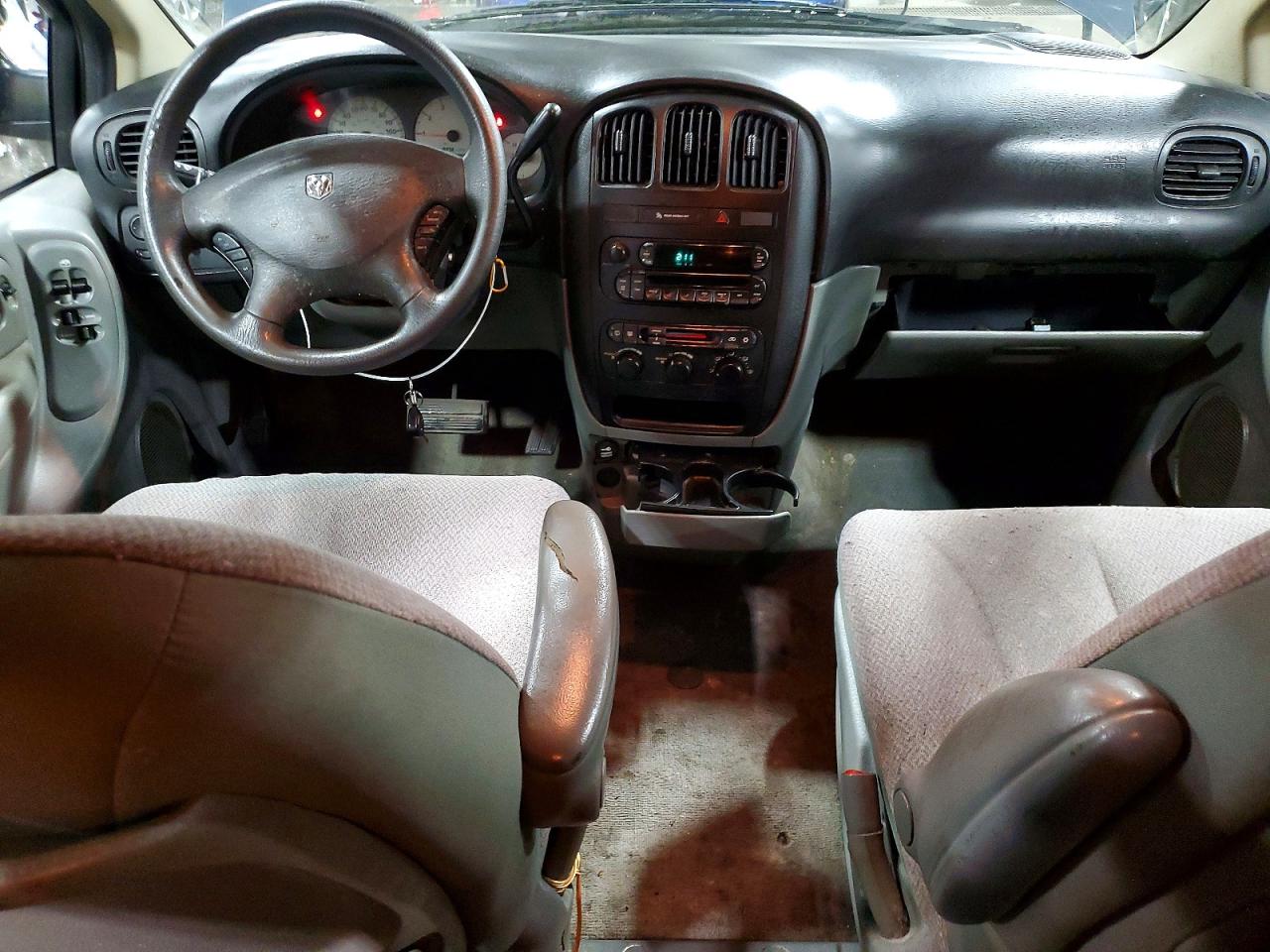 2007 Dodge Grand Caravan Se Blue vin: 1D4GP24R37B135912