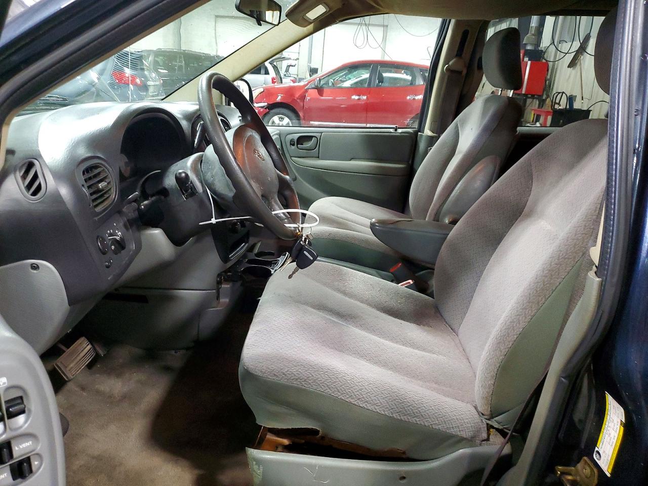 2007 Dodge Grand Caravan Se Blue vin: 1D4GP24R37B135912