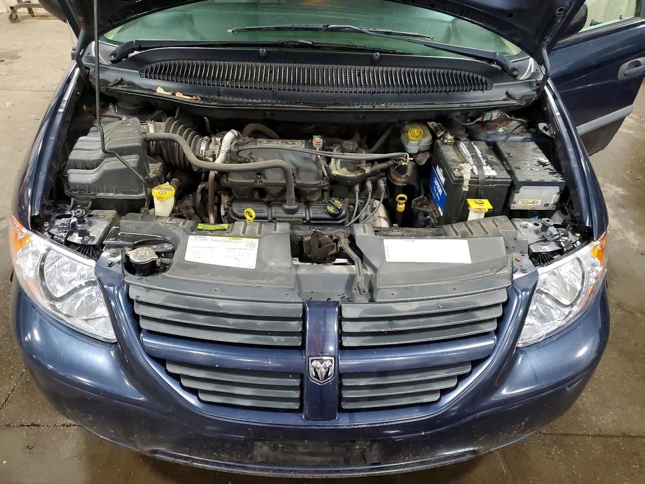 2007 Dodge Grand Caravan Se Blue vin: 1D4GP24R37B135912