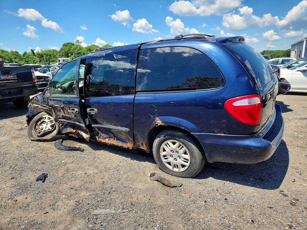 2004 Dodge Grand Caravan Se Blue vin: 1D4GP24R44B553262
