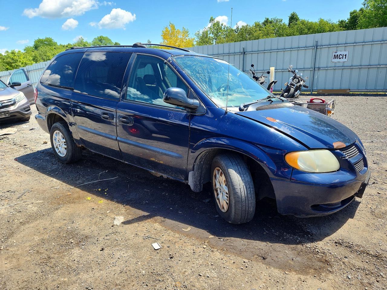 2004 Dodge Grand Caravan Se Blue vin: 1D4GP24R44B553262