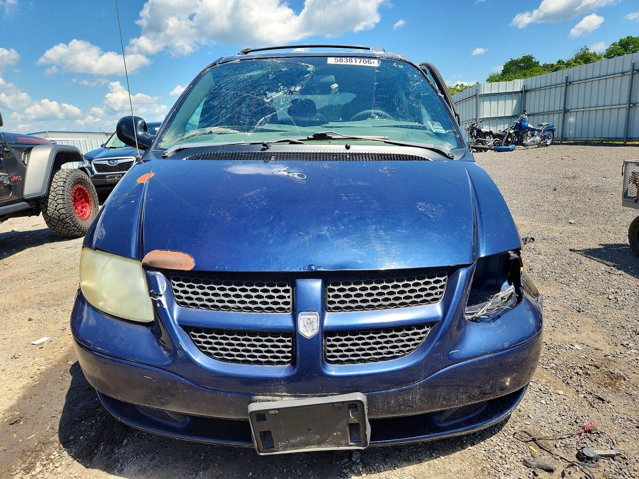 2004 Dodge Grand Caravan Se Blue vin: 1D4GP24R44B553262