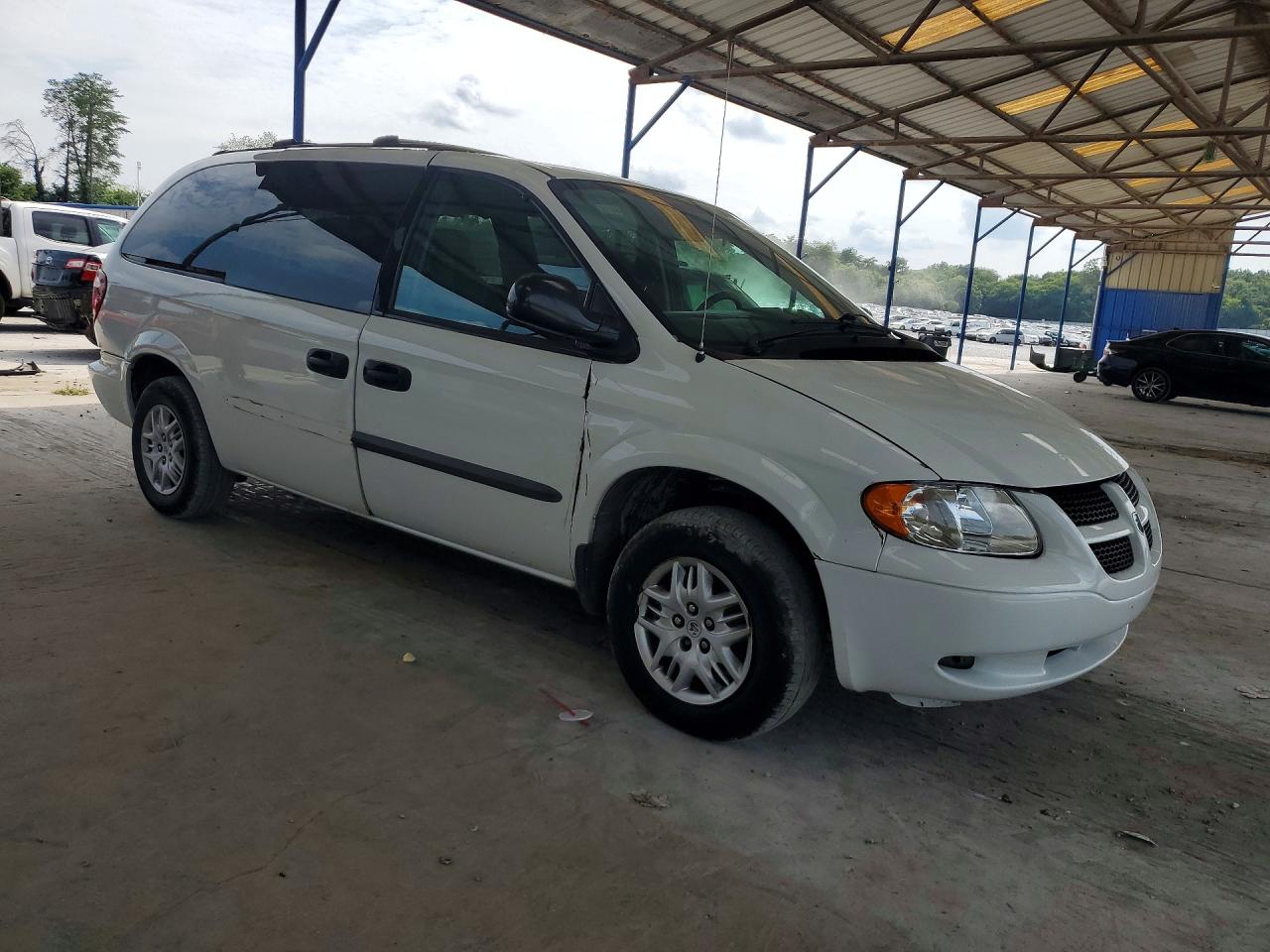 2004 Dodge Grand Caravan Se White vin: 1D4GP24R44B563354