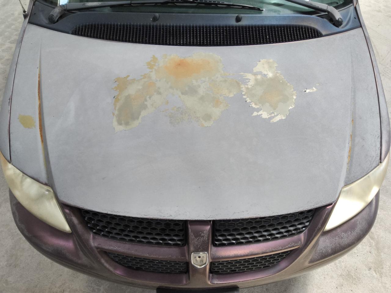 2004 Dodge Grand Caravan Se Maroon vin: 1D4GP24R44B584012 Damage: Hood, Chipped, 10 Or More