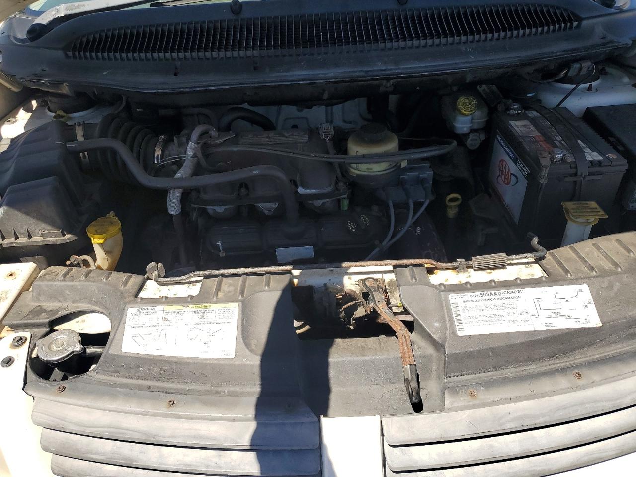 2006 Dodge Grand Caravan White vin: 1D4GP24R46B503920