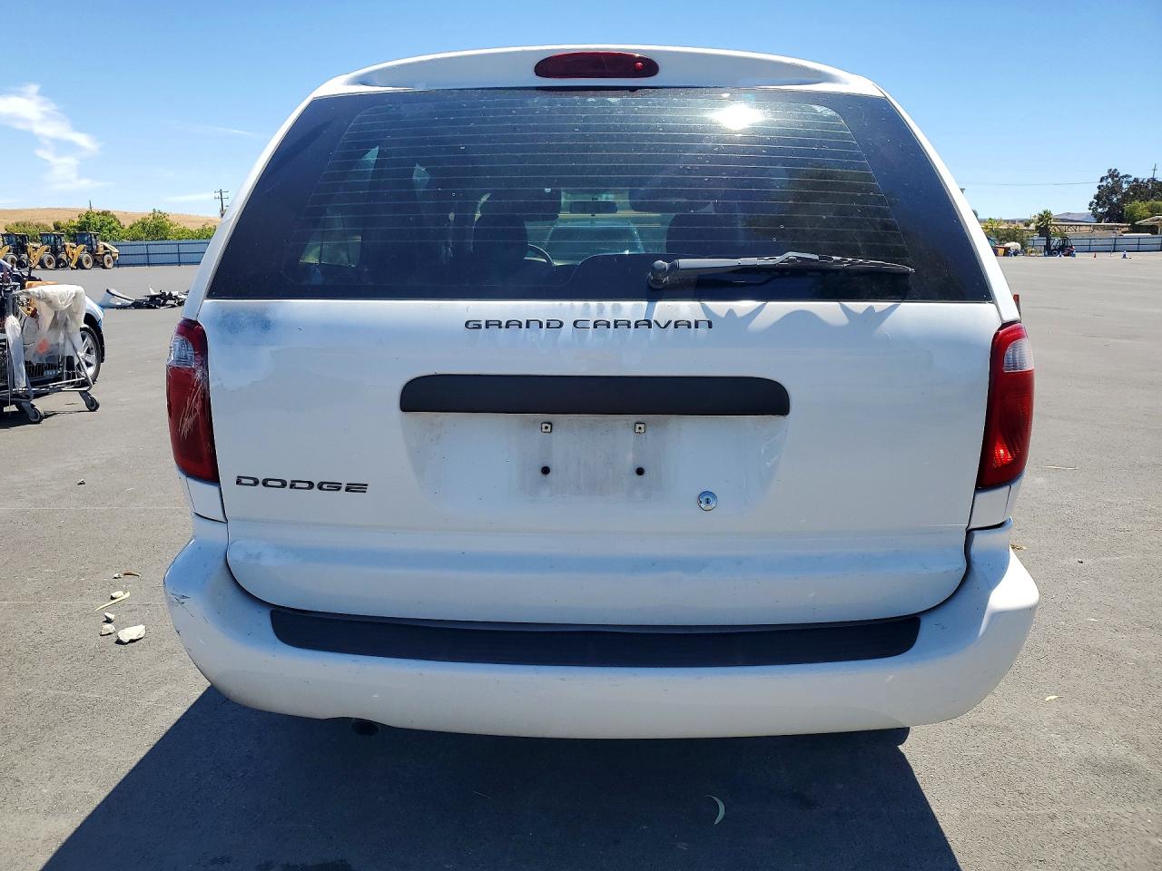2006 Dodge Grand Caravan White vin: 1D4GP24R46B503920