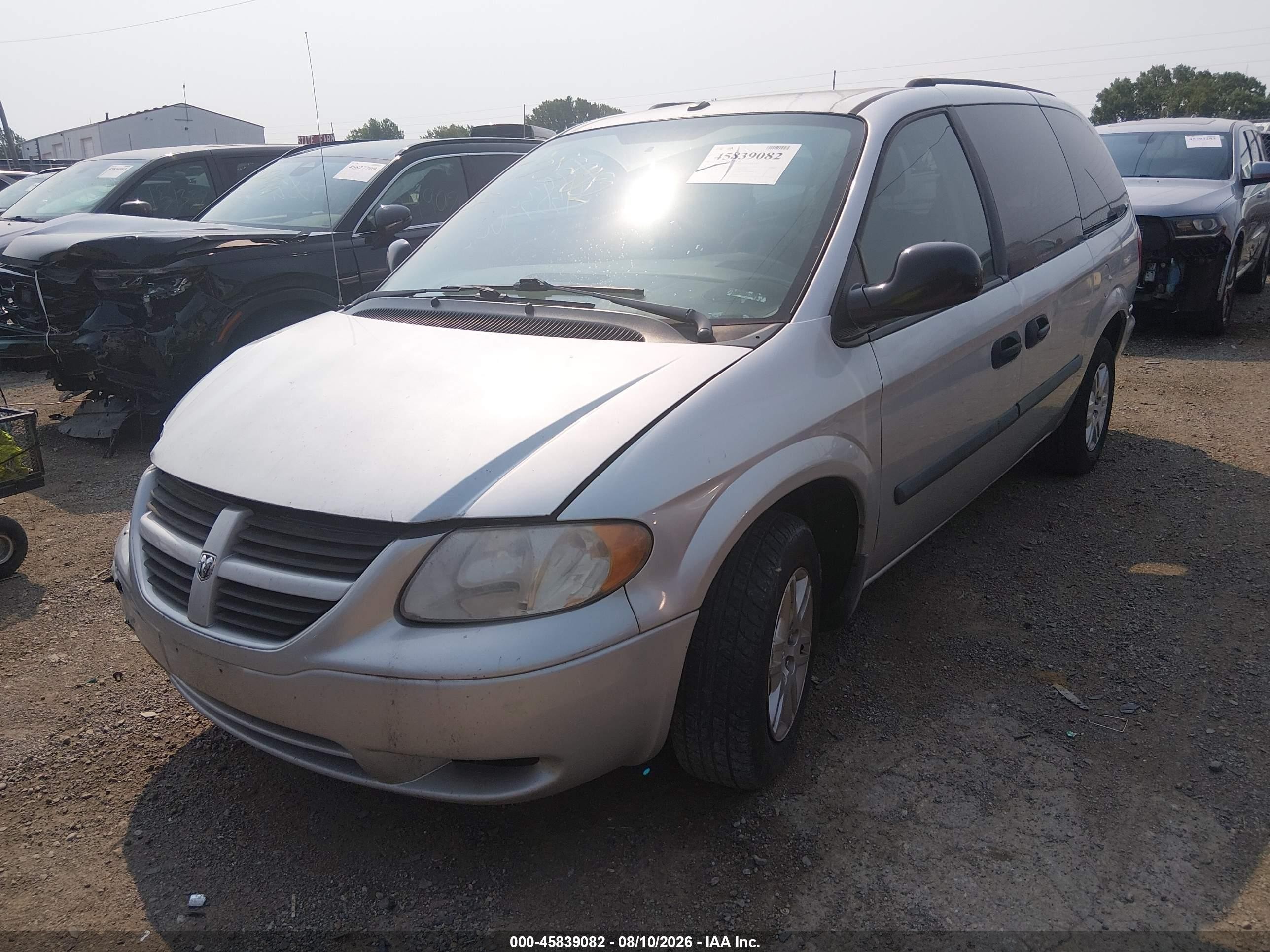 2006 Dodge Grand Caravan Se Серебряный vin: 1D4GP24R46B694884