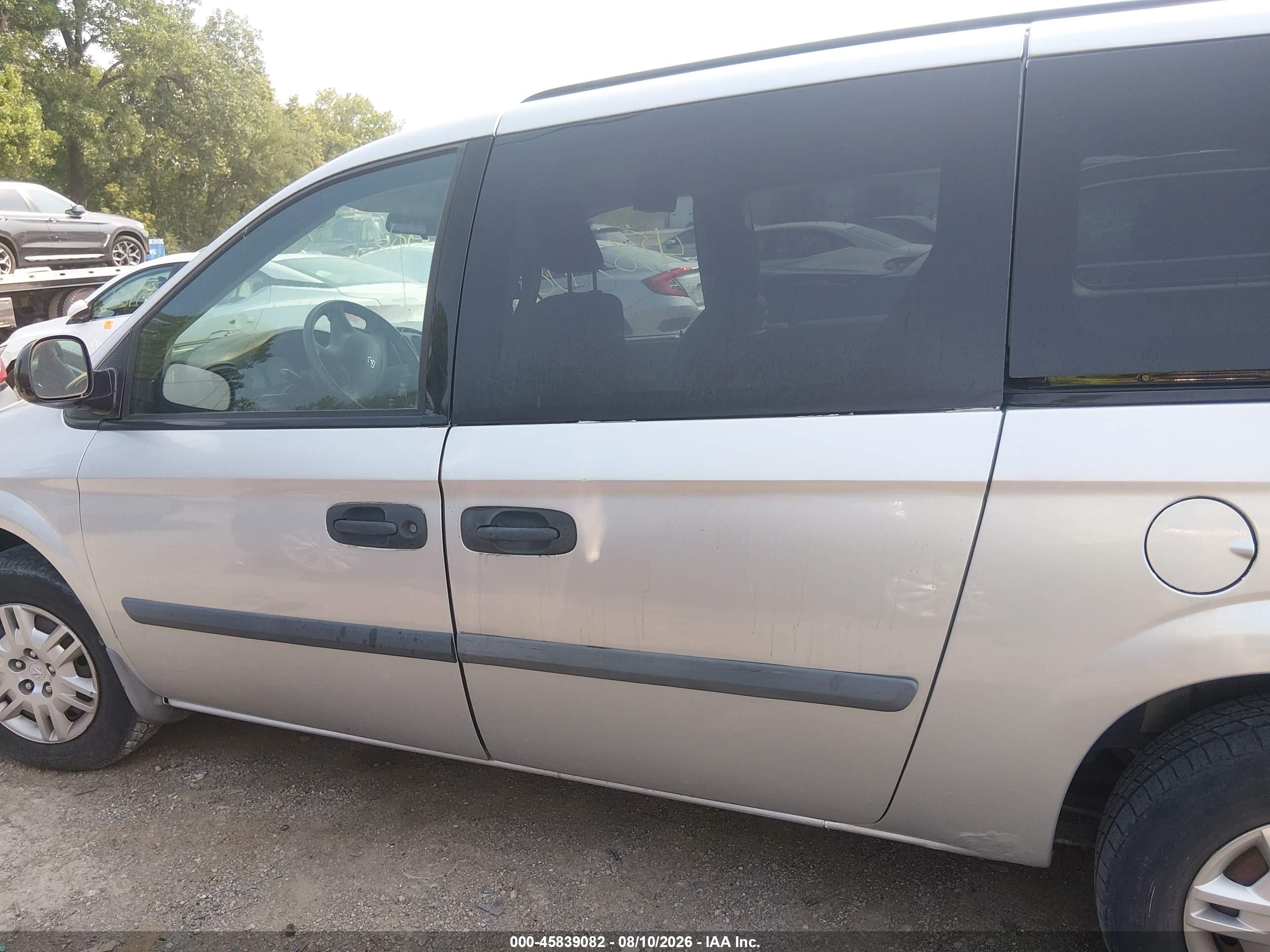 2006 Dodge Grand Caravan Se Серебряный vin: 1D4GP24R46B694884