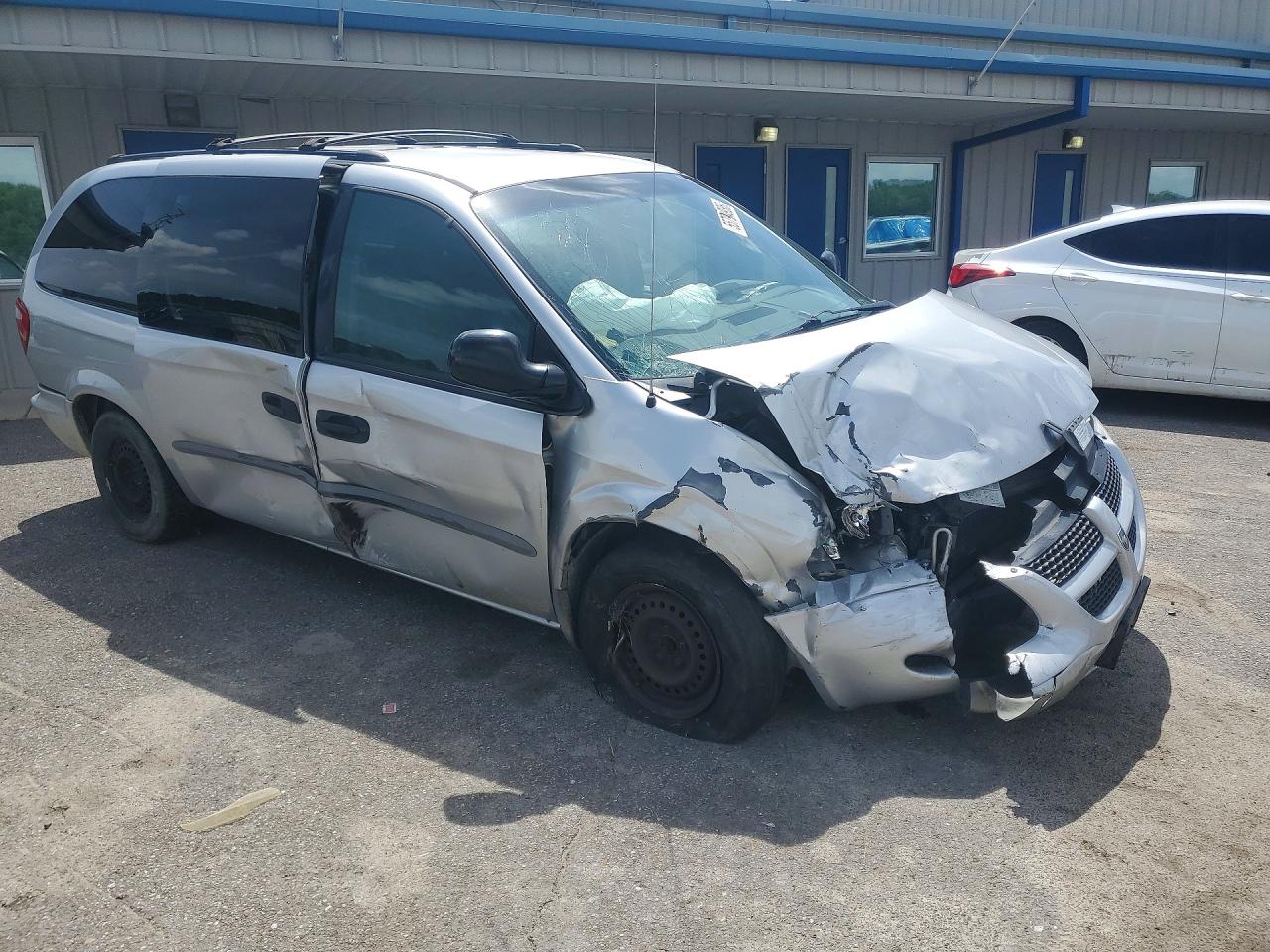 2004 Dodge Grand Caravan Silver vin: 1D4GP24R54B502997