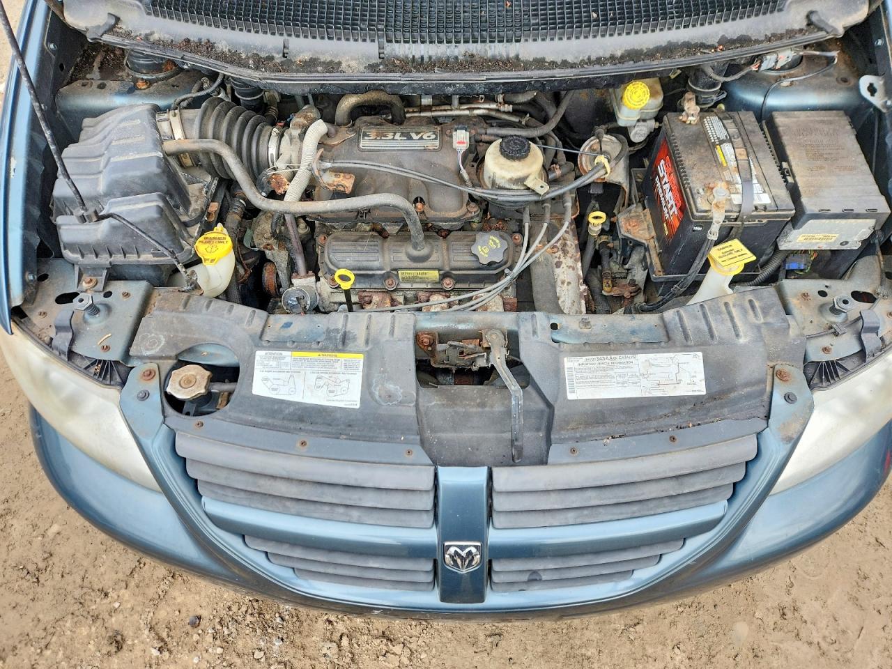 2005 Dodge Grand Caravan Teal vin: 1D4GP24R55B363360