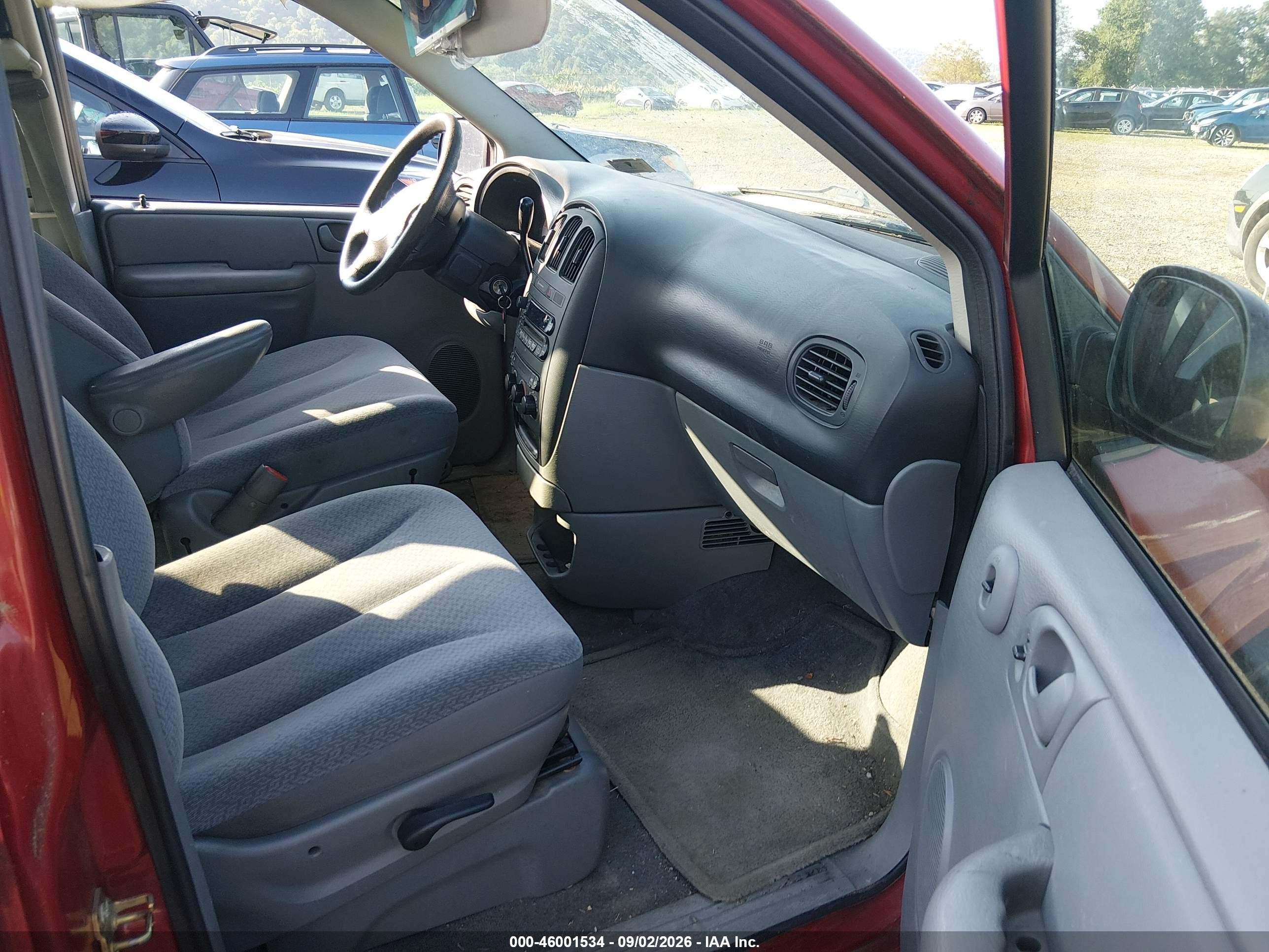 2006 Dodge Grand Caravan Se Red vin: 1D4GP24R56B542922
