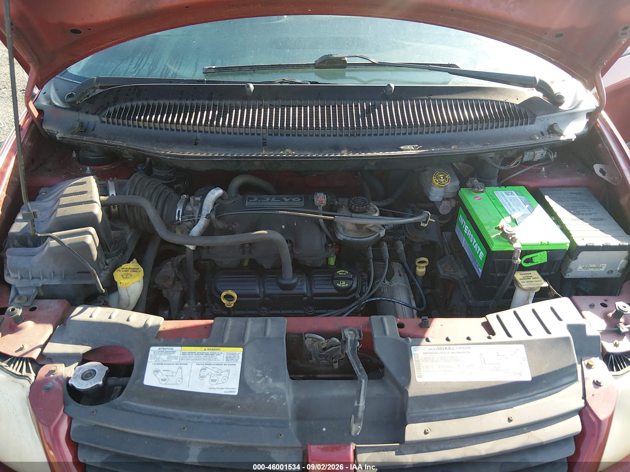 2006 Dodge Grand Caravan Se Red vin: 1D4GP24R56B542922