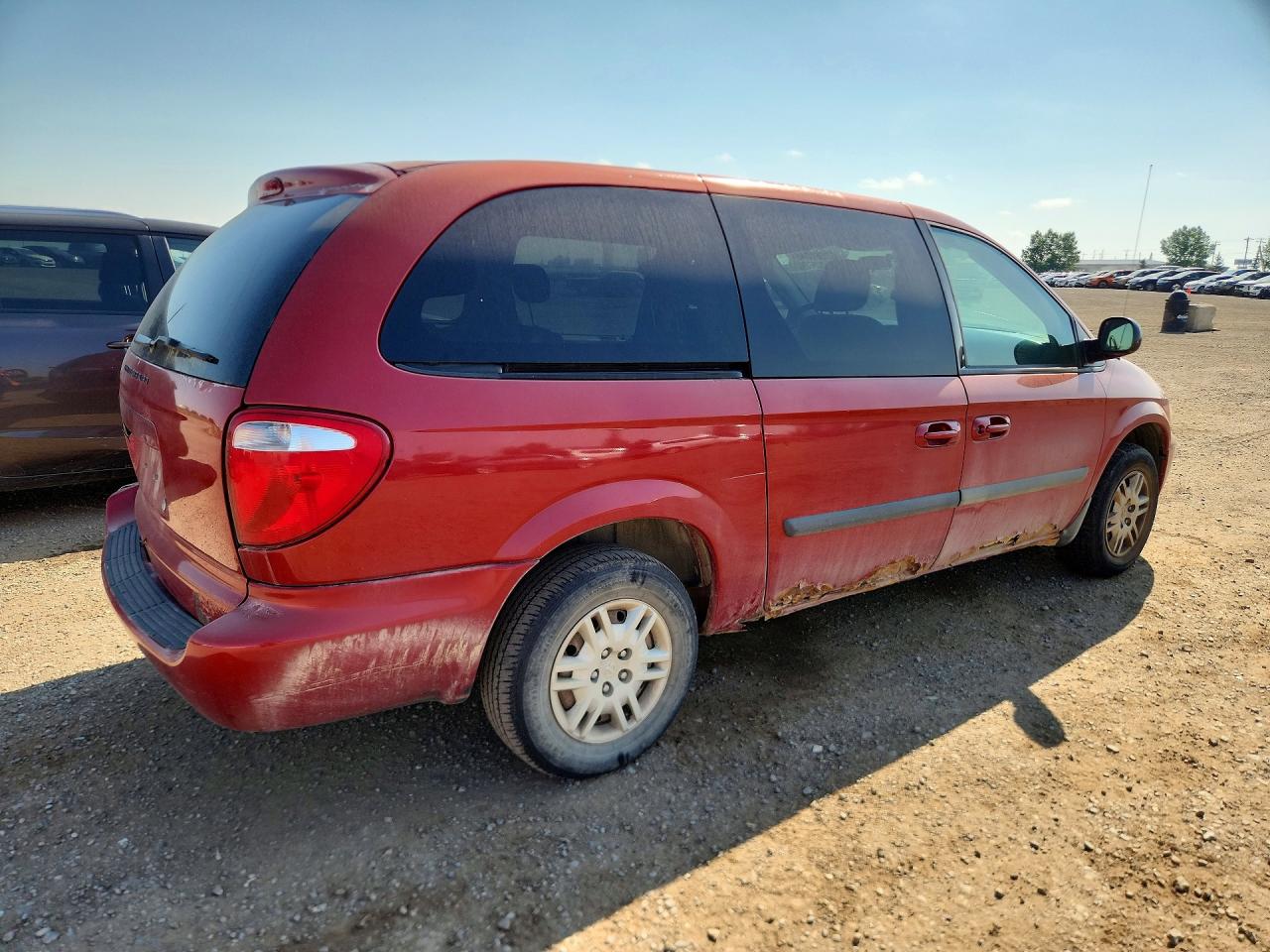 2006 Dodge Grand Caravan Se Red vin: 1D4GP24R56B564225