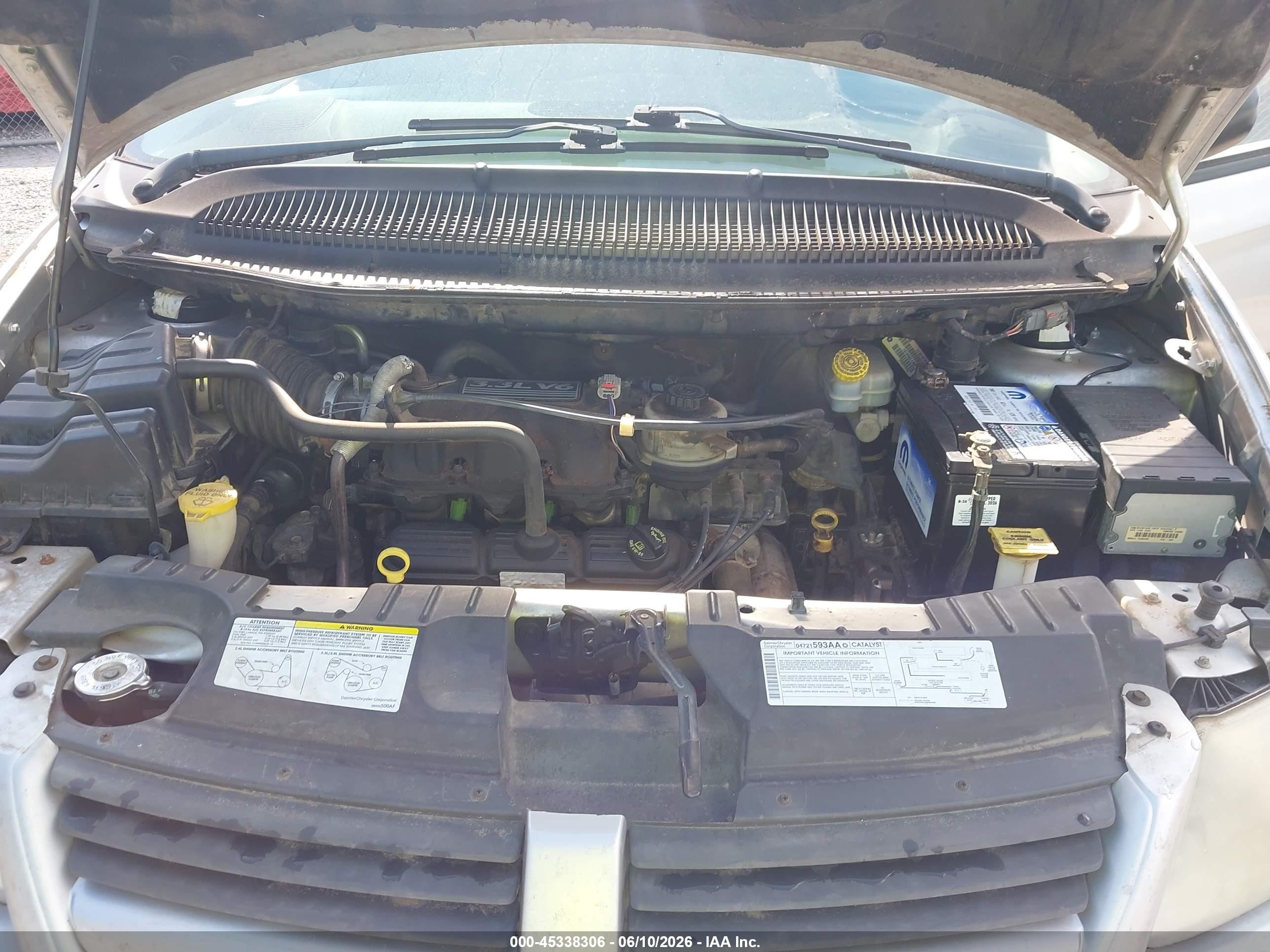 2006 Dodge Grand Caravan Se Silver vin: 1D4GP24R56B677687