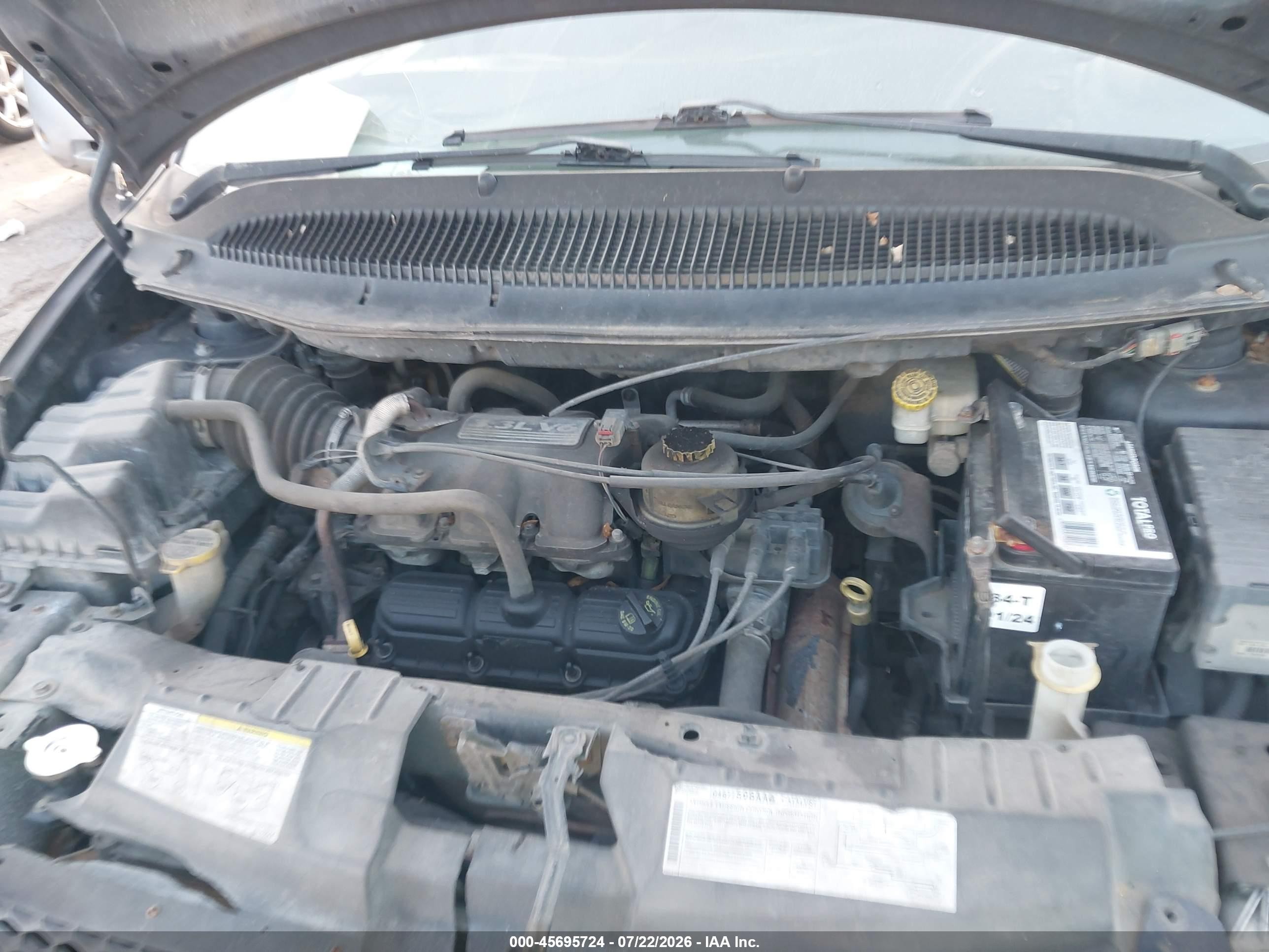 2007 Dodge Grand Caravan Se Black vin: 1D4GP24R57B104130
