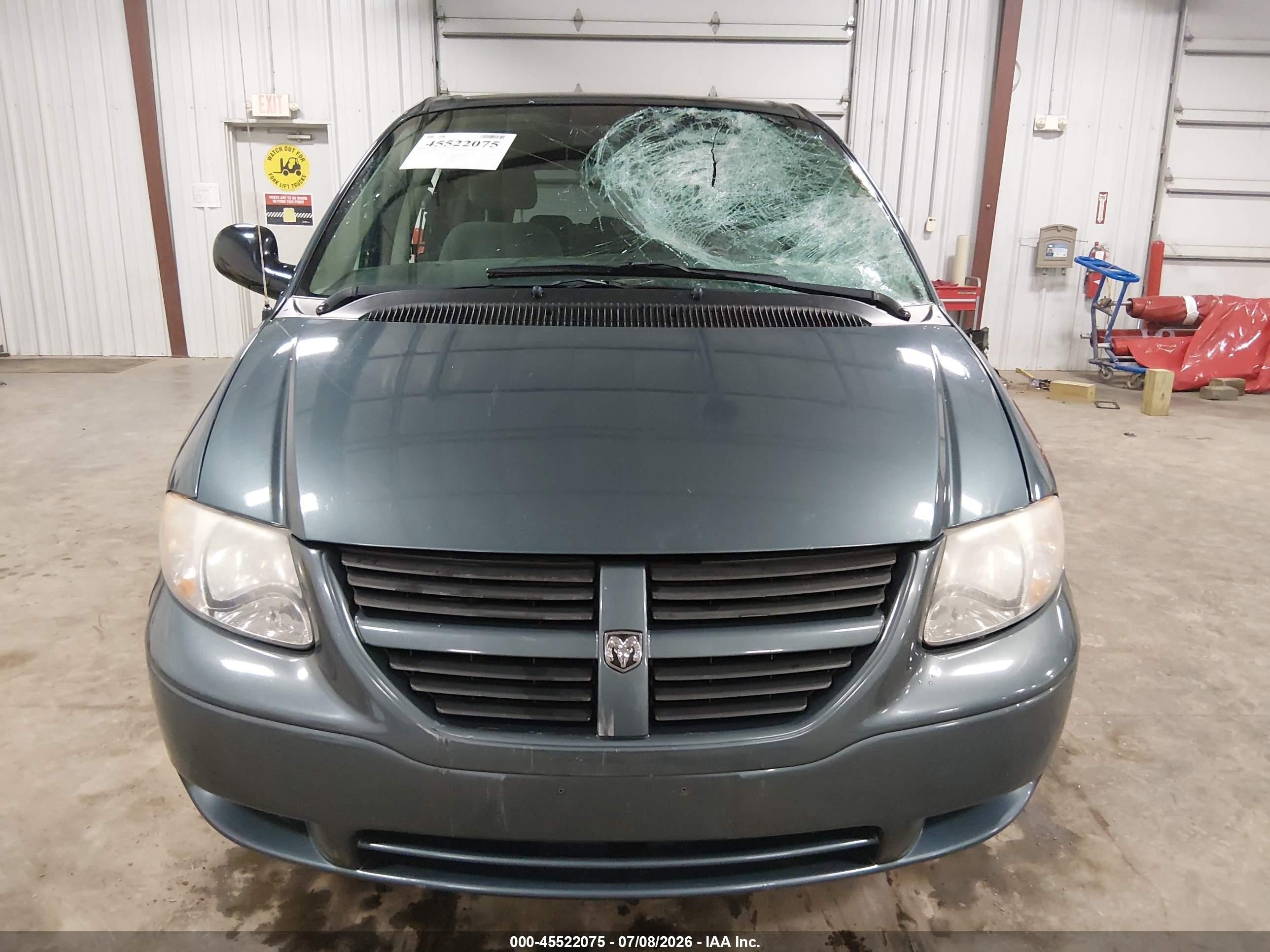 2007 Dodge Grand Caravan Se Blue vin: 1D4GP24R57B127195