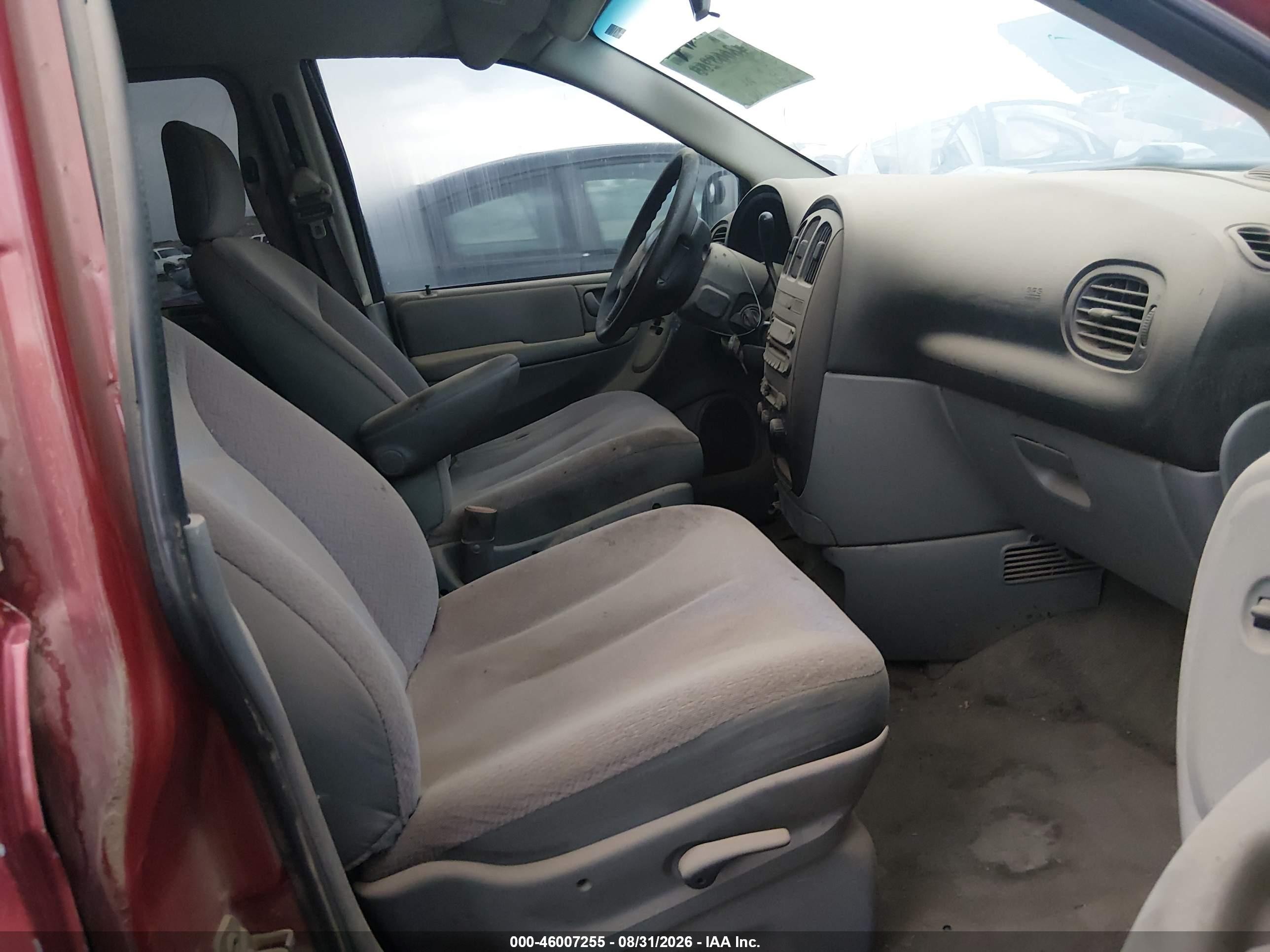 2007 Dodge Grand Caravan Se Red vin: 1D4GP24R57B137211