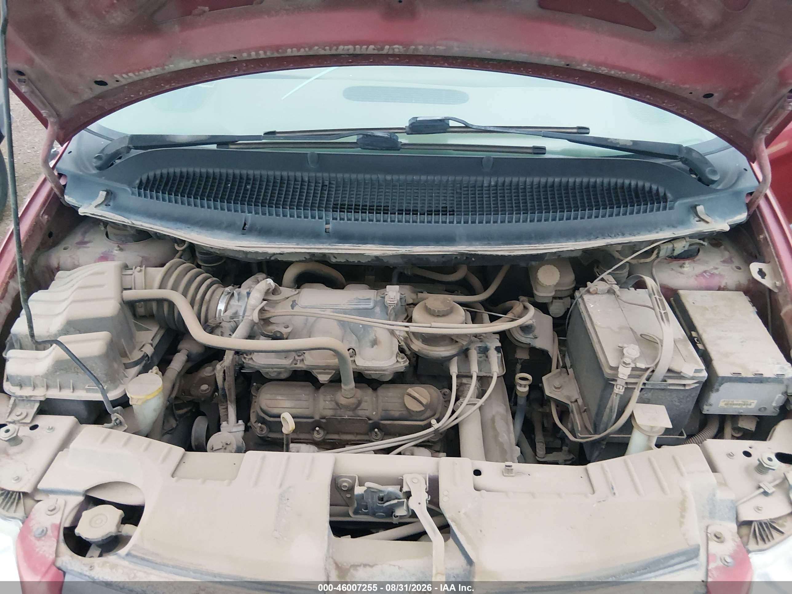 2007 Dodge Grand Caravan Se Red vin: 1D4GP24R57B137211