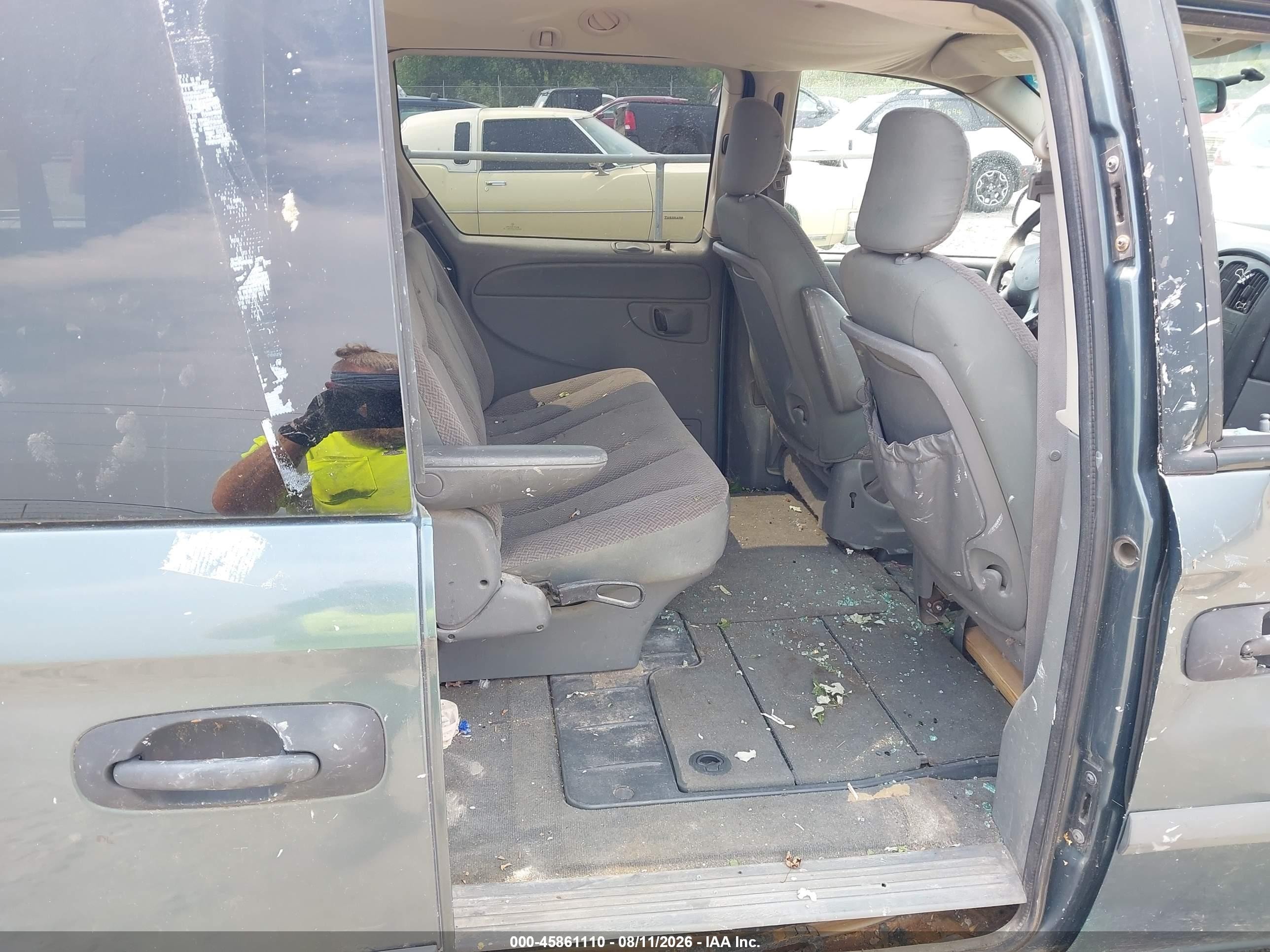 2007 Dodge Grand Caravan Se Green vin: 1D4GP24R57B194105