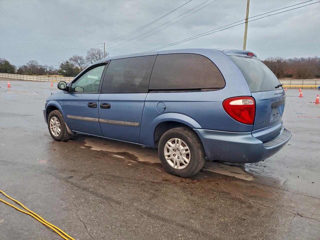 2007 Dodge Grand Caravan Se Синий vin: 1D4GP24R57B228902