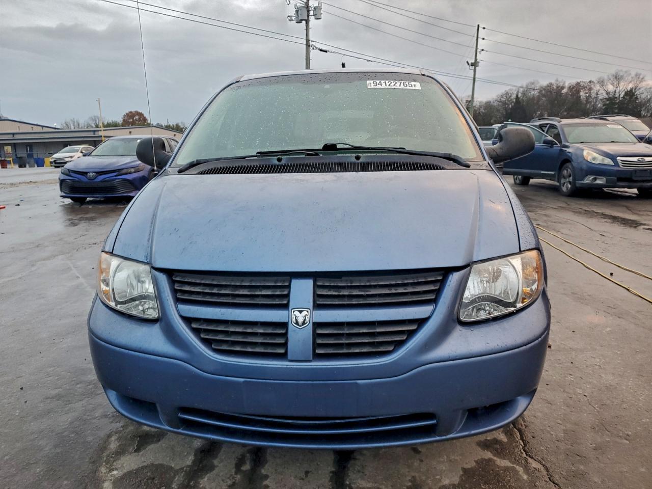 2007 Dodge Grand Caravan Se Синий vin: 1D4GP24R57B228902
