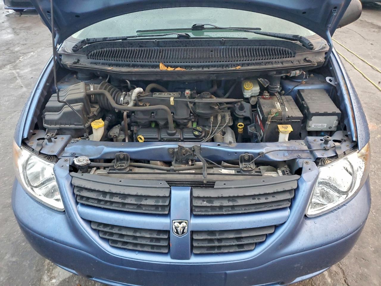2007 Dodge Grand Caravan Se Синий vin: 1D4GP24R57B228902
