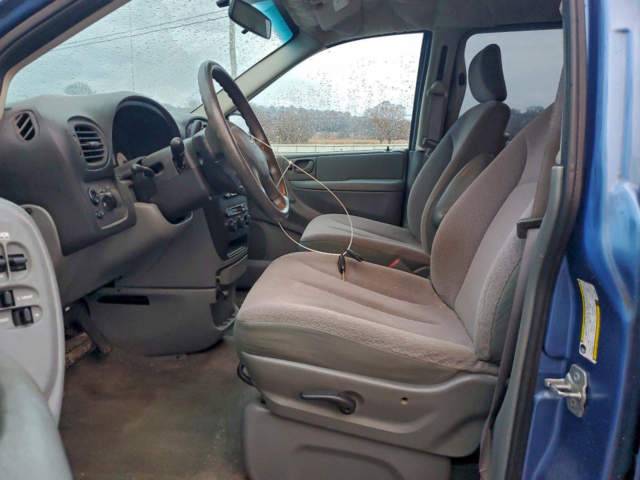 2007 Dodge Grand Caravan Se Синий vin: 1D4GP24R57B228902