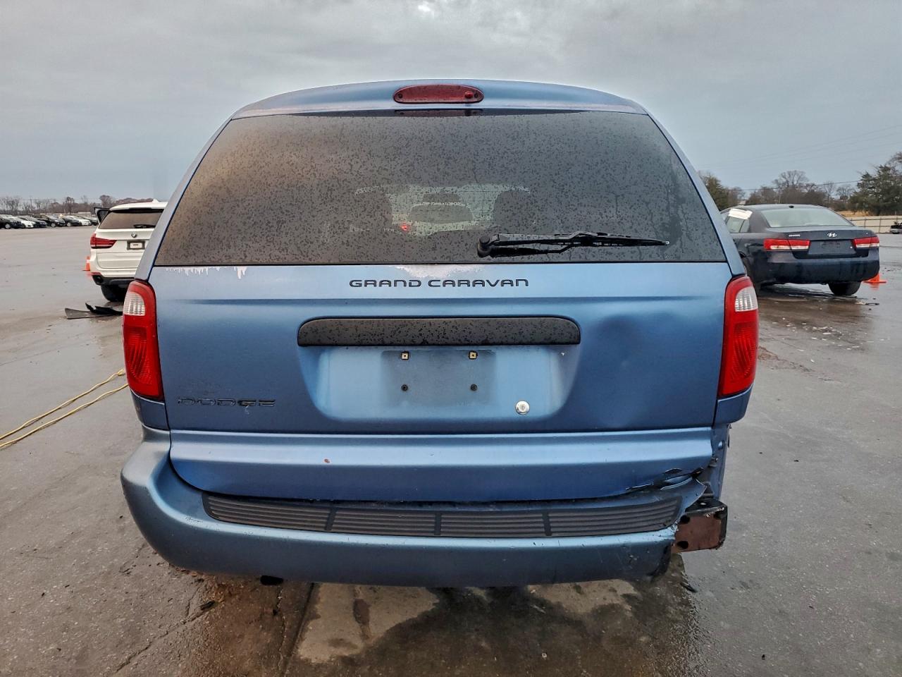 2007 Dodge Grand Caravan Se Синий vin: 1D4GP24R57B228902