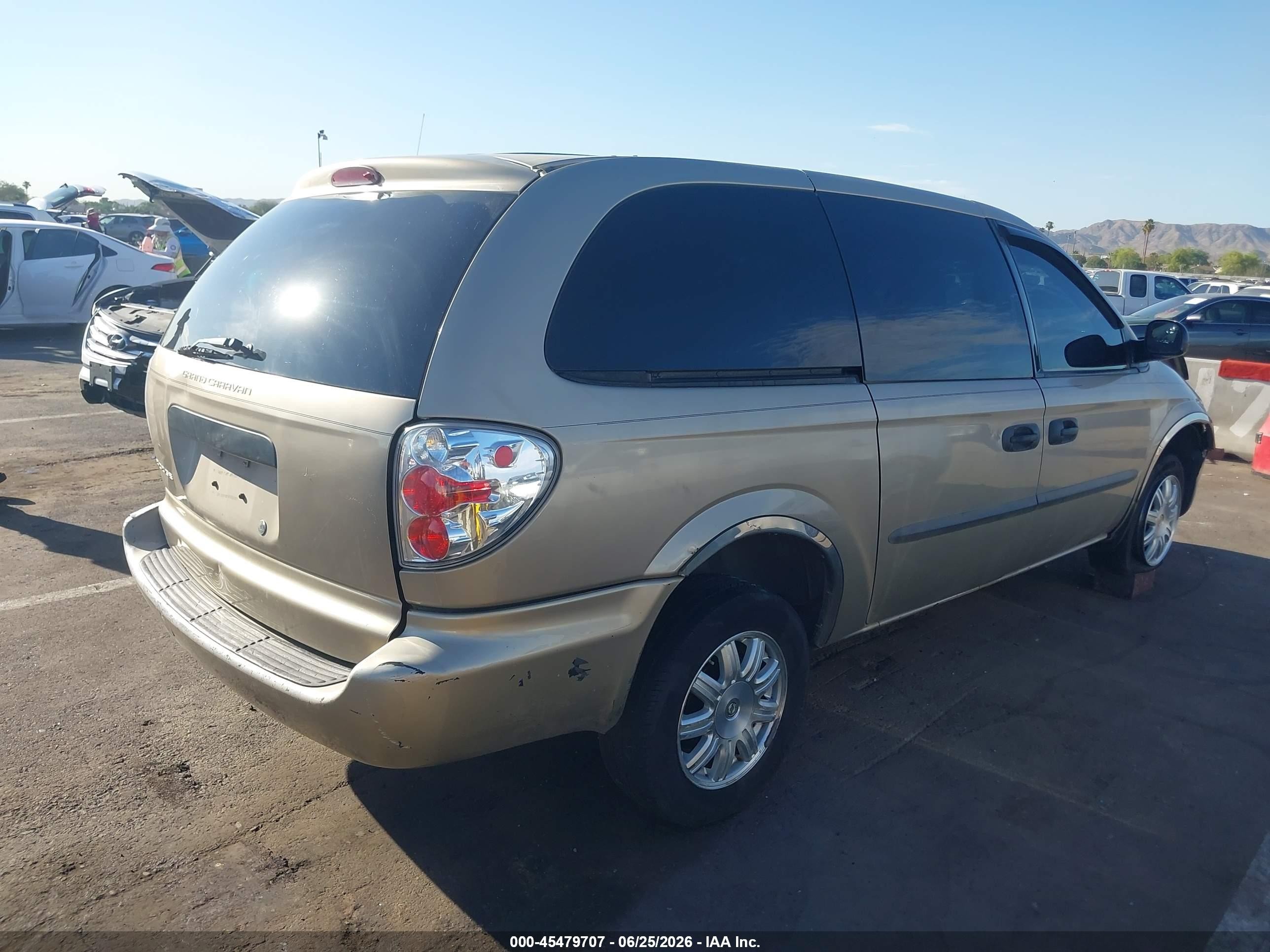 2004 Dodge Grand Caravan Se Золотой vin: 1D4GP24R64B513913