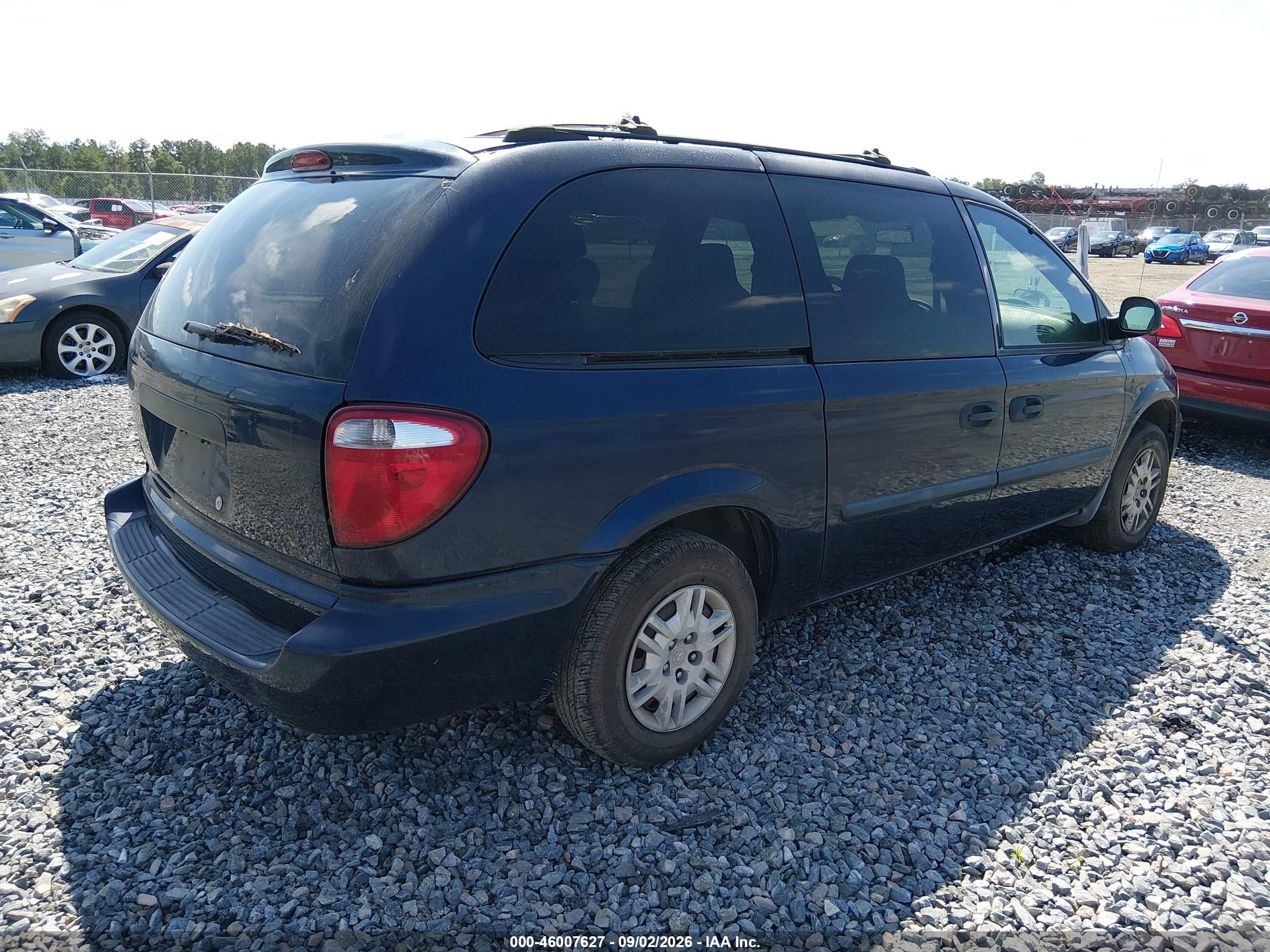 2005 Dodge Grand Caravan Se Dark Blue vin: 1D4GP24R65B142169
