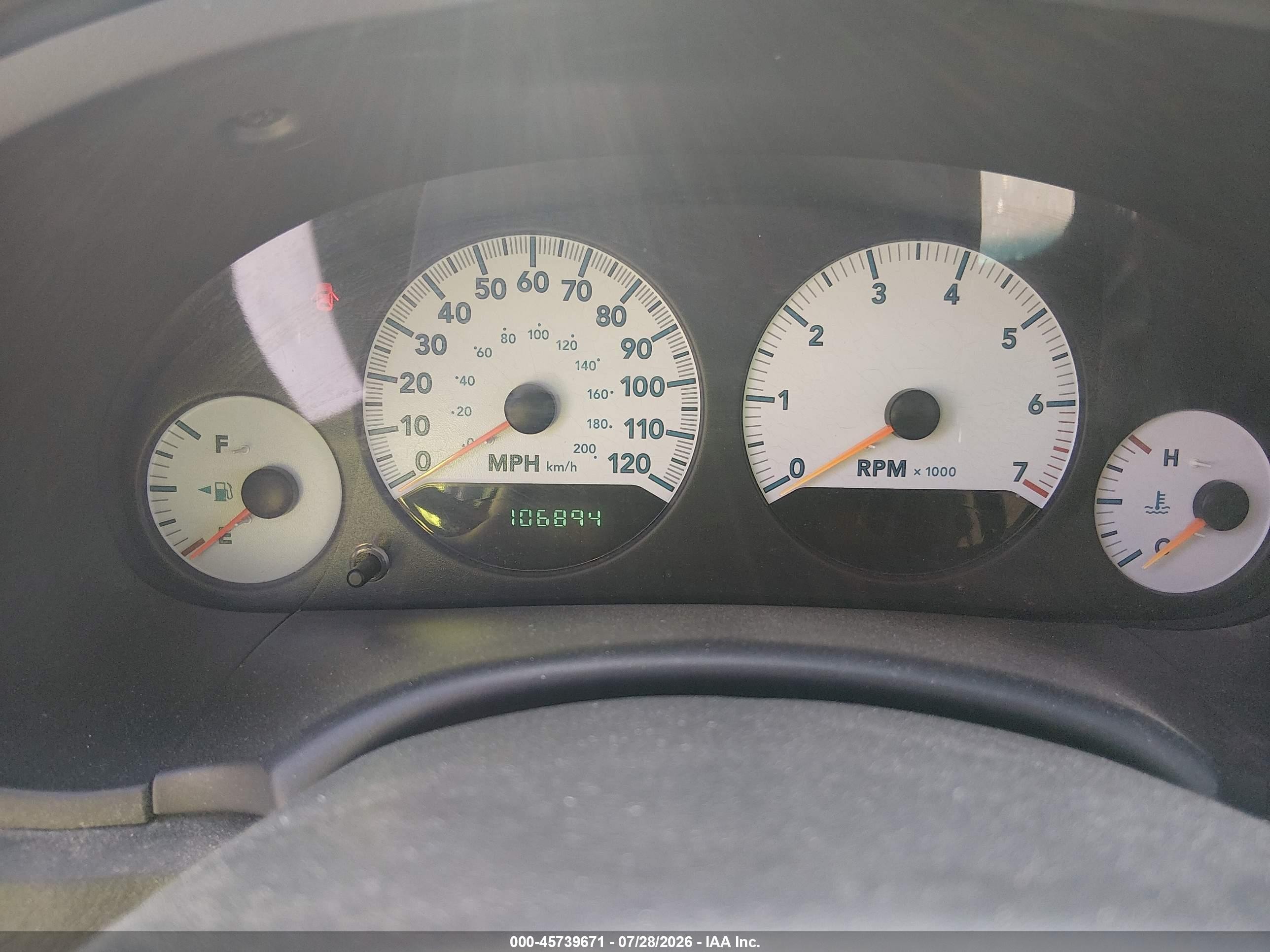 2005 Dodge Grand Caravan Se White vin: 1D4GP24R65B397887