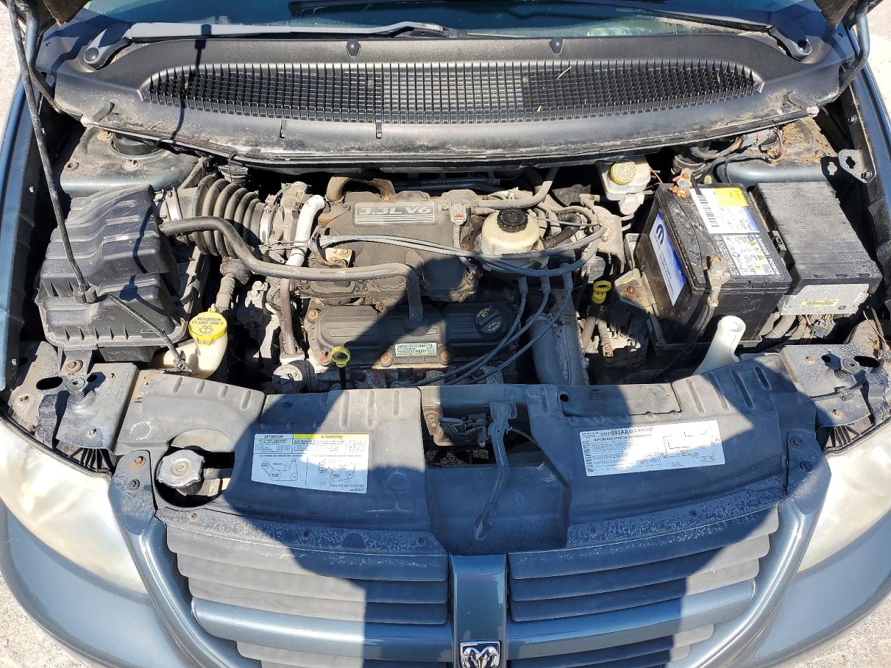 2006 Dodge Grand Caravan Wheelchair Van-pri Fleet Turquoise vin: 1D4GP24R66B510951