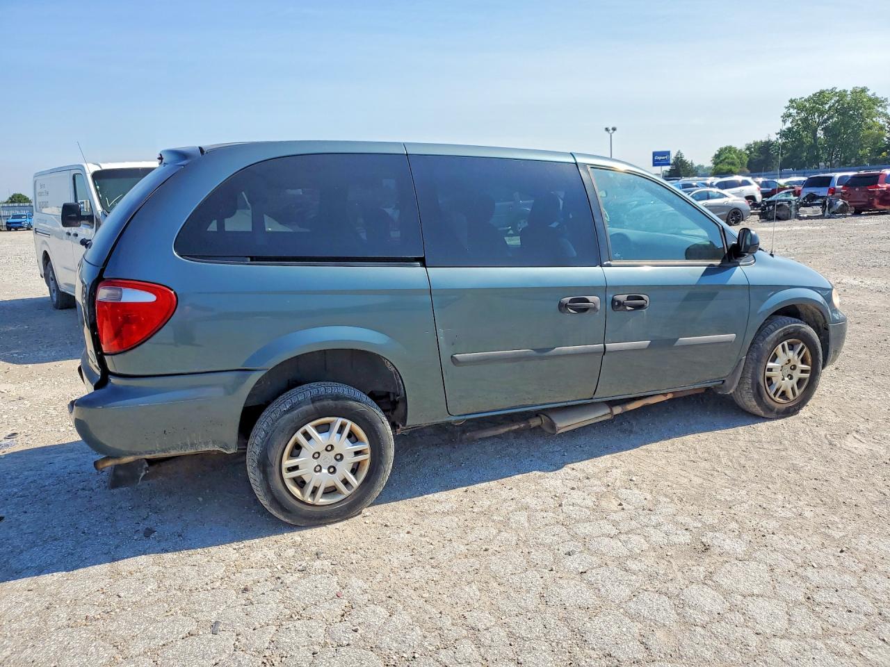 2006 Dodge Grand Caravan Wheelchair Van-pri Fleet Turquoise vin: 1D4GP24R66B510951