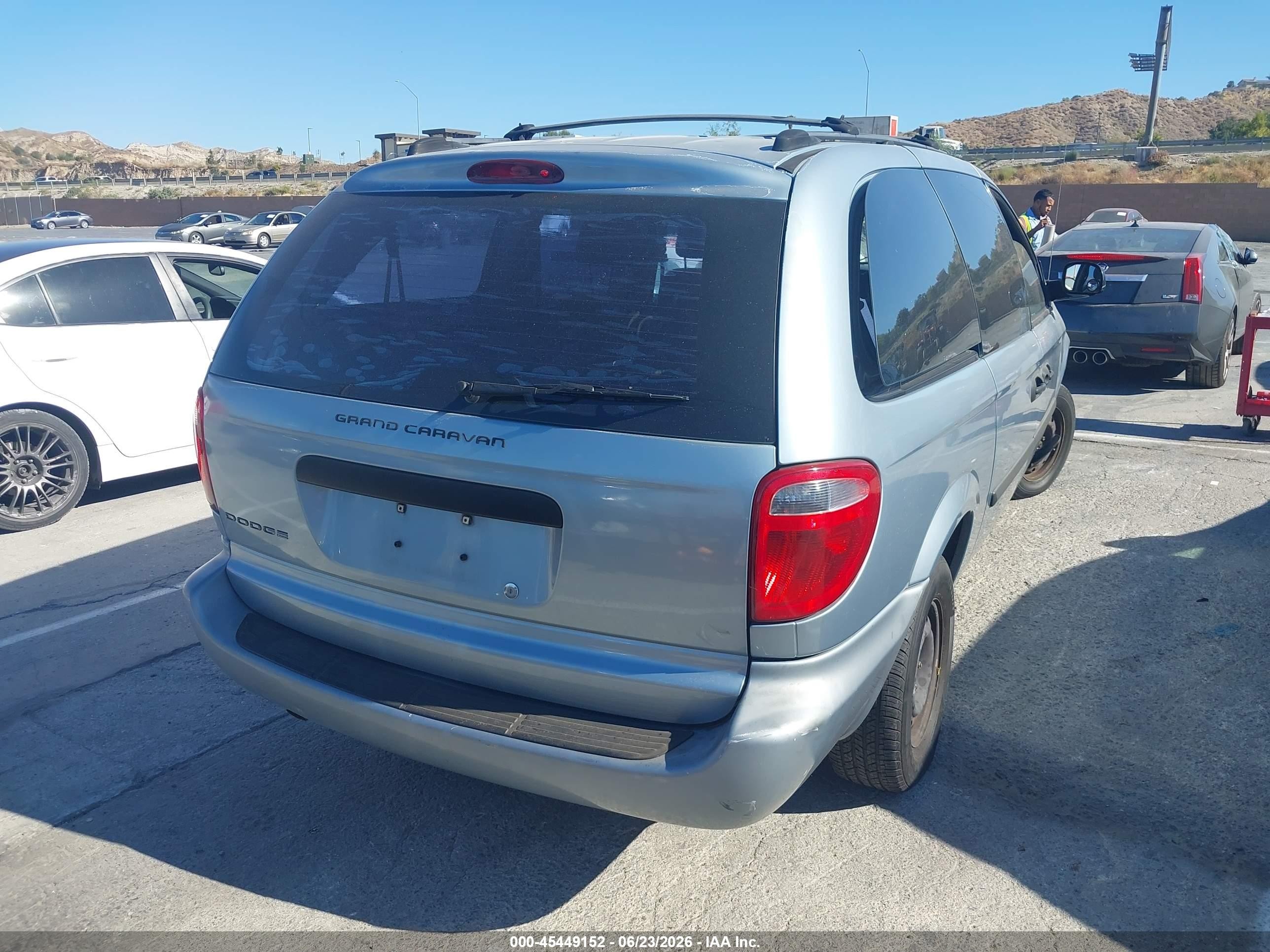 2006 Dodge Grand Caravan Se Light Blue vin: 1D4GP24R66B520086