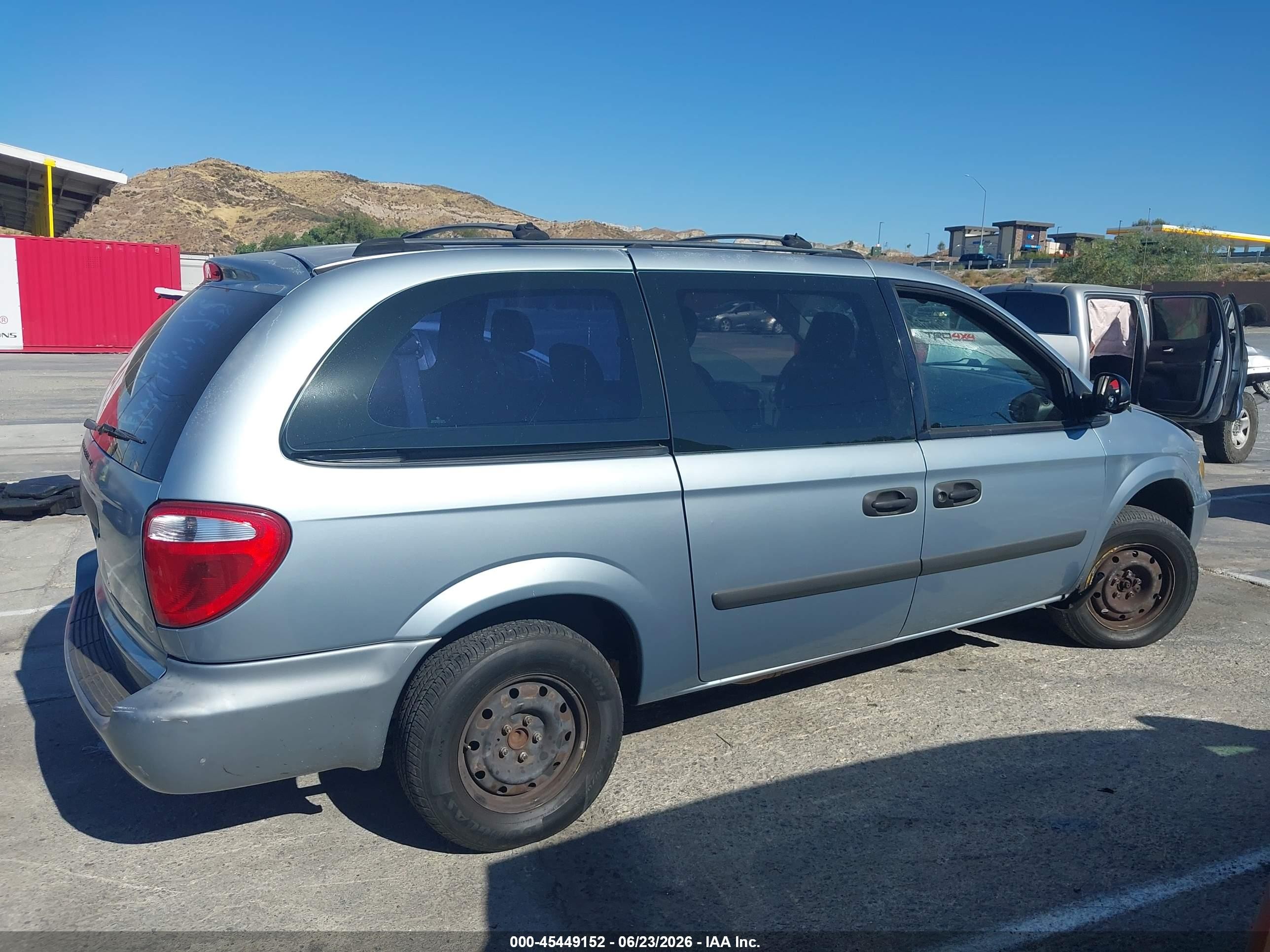 2006 Dodge Grand Caravan Se Light Blue vin: 1D4GP24R66B520086