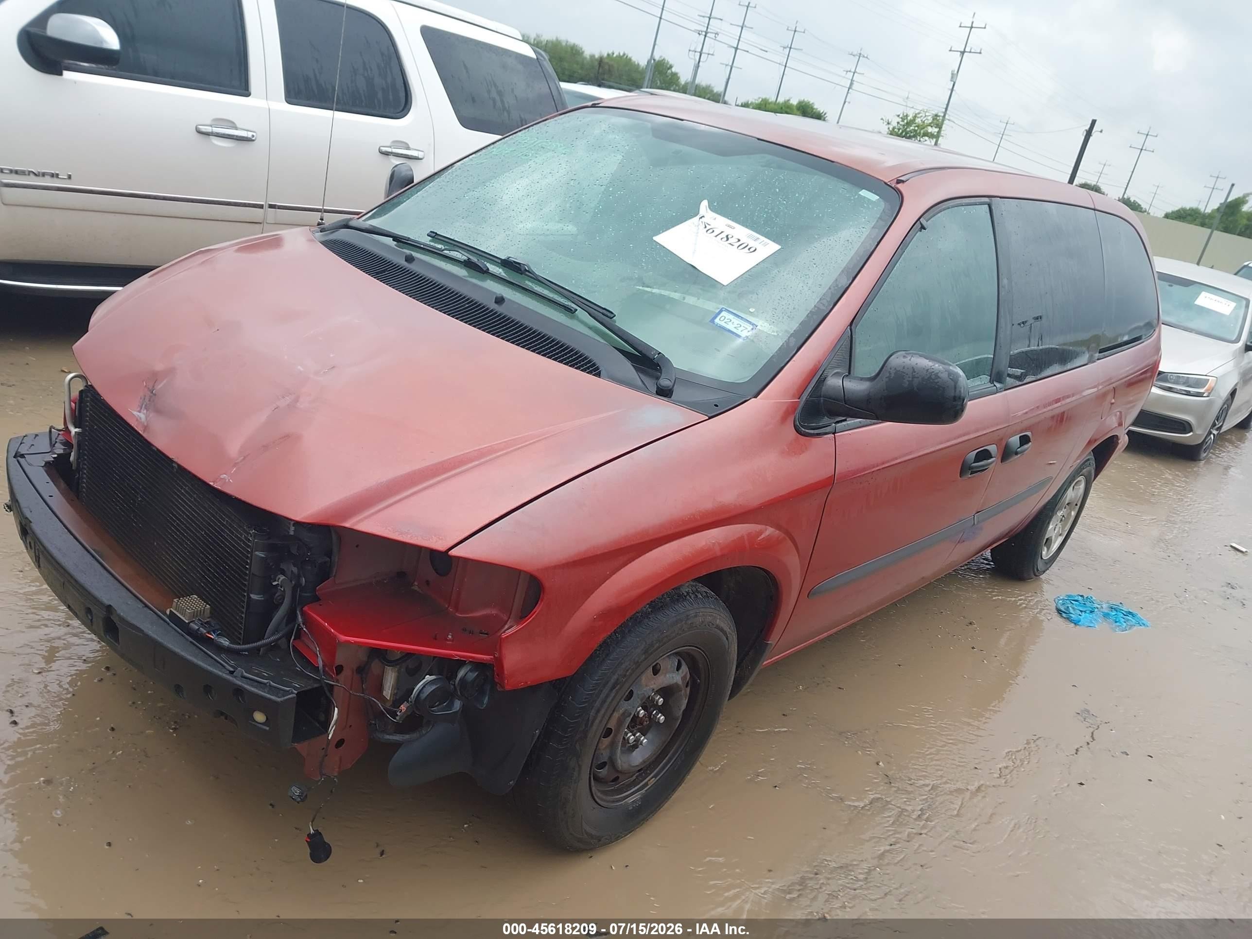 2003 Dodge Grand Caravan Se Maroon vin: 1D4GP24R73B333662
