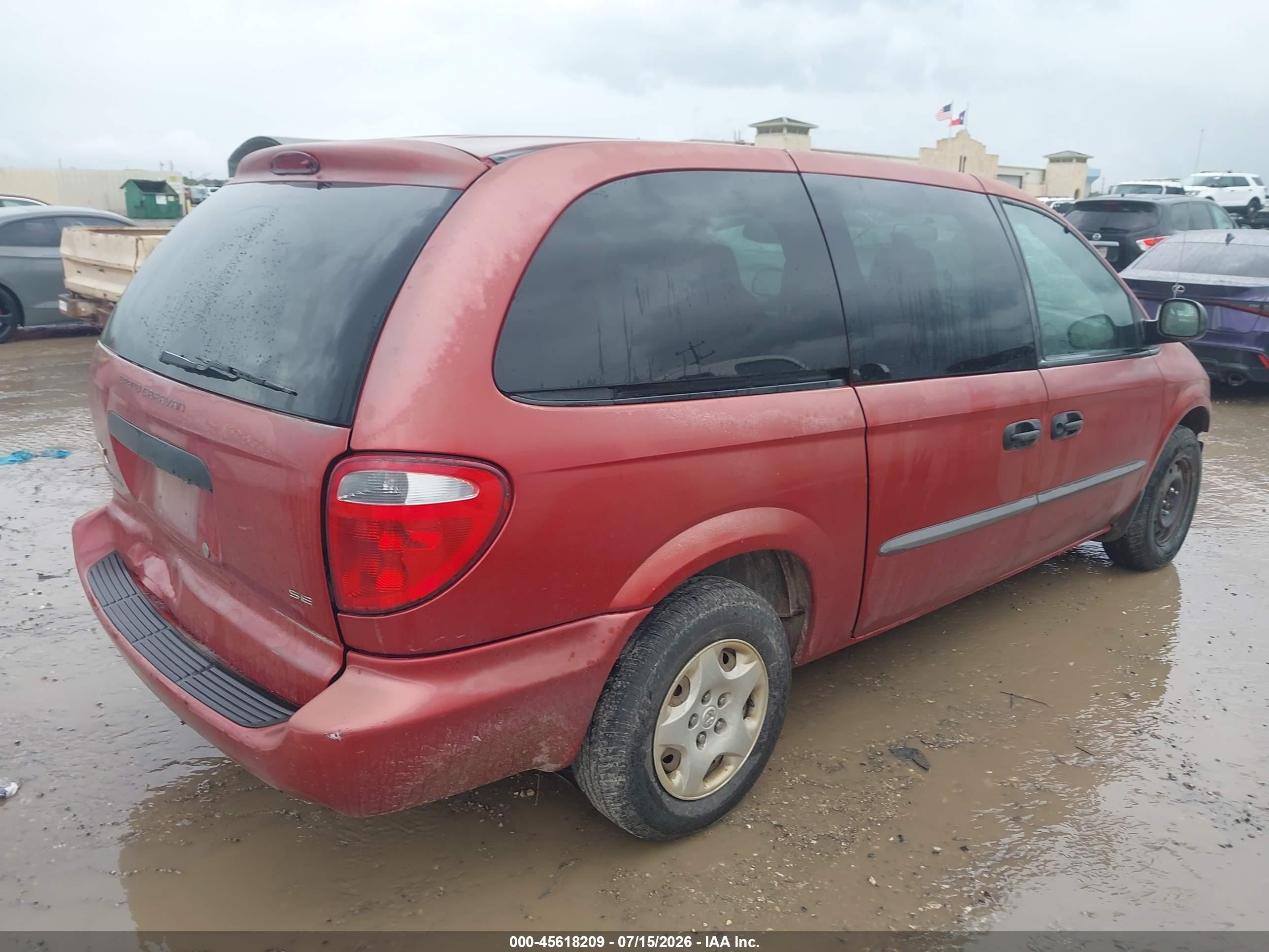 2003 Dodge Grand Caravan Se Maroon vin: 1D4GP24R73B333662