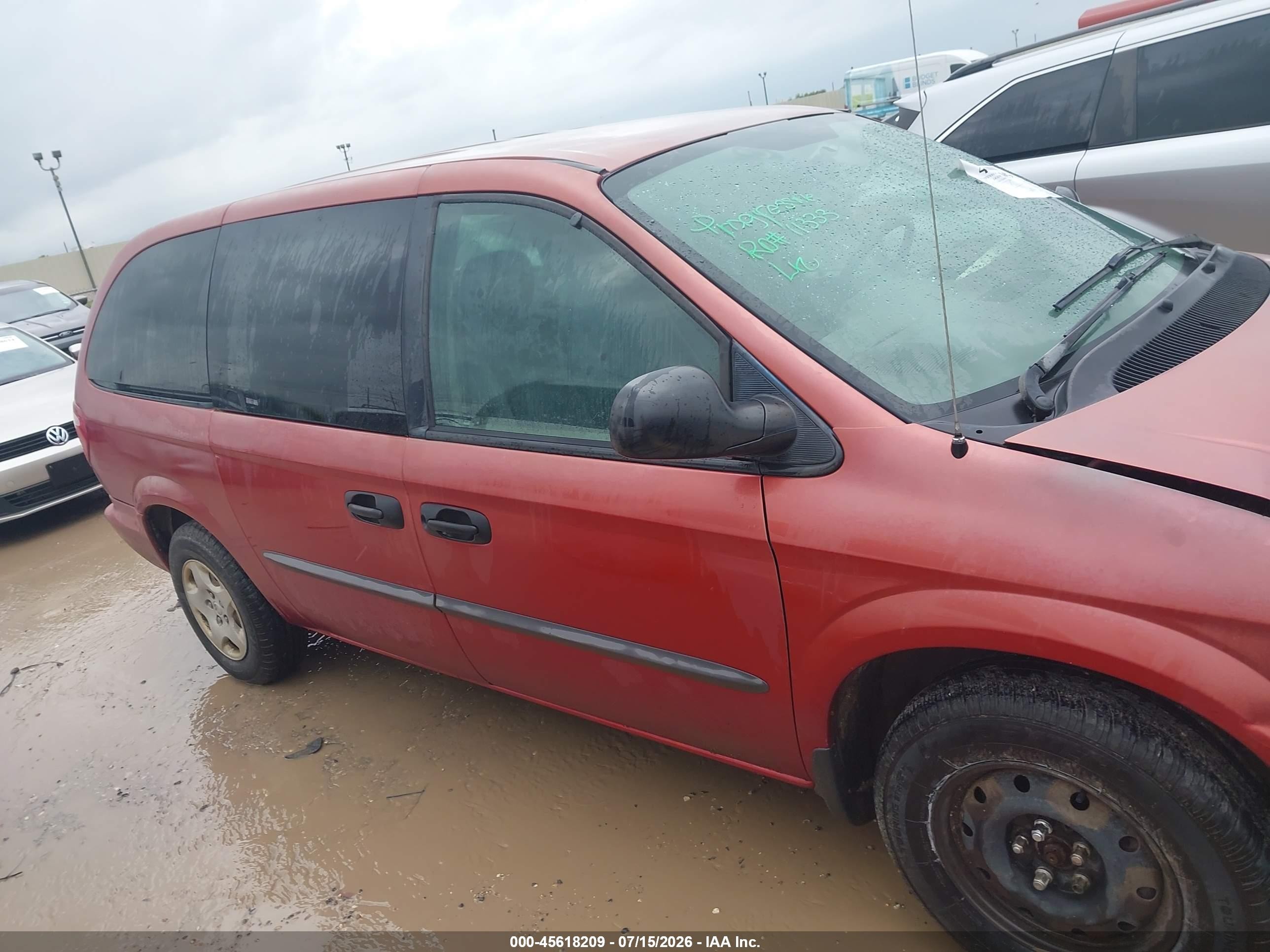 2003 Dodge Grand Caravan Se Maroon vin: 1D4GP24R73B333662