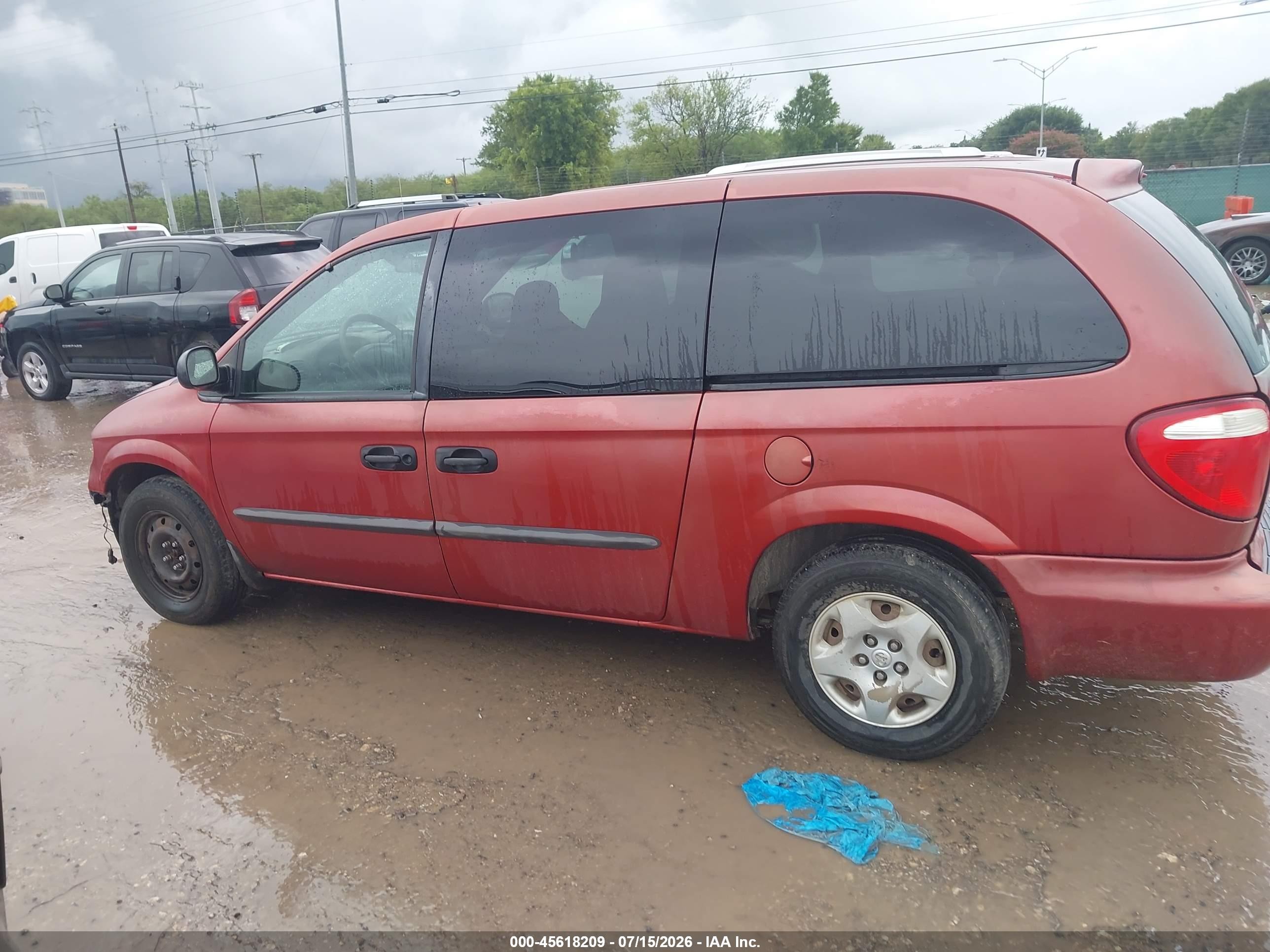 2003 Dodge Grand Caravan Se Maroon vin: 1D4GP24R73B333662