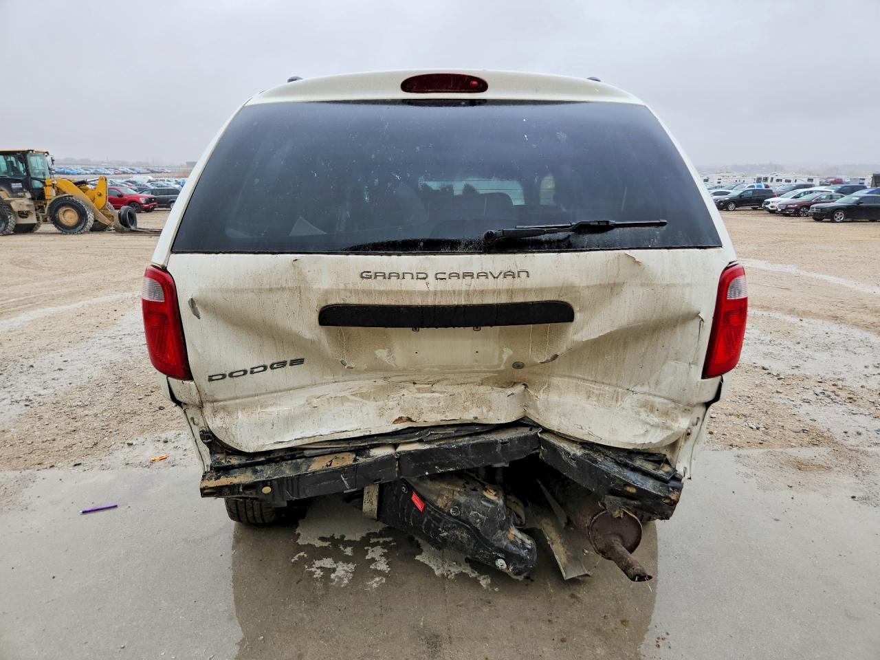 2005 Dodge Grand Caravan Se White vin: 1D4GP24R75B313981