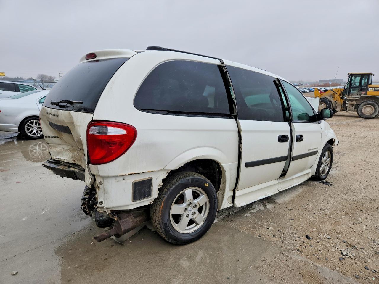 2005 Dodge Grand Caravan Se White vin: 1D4GP24R75B313981