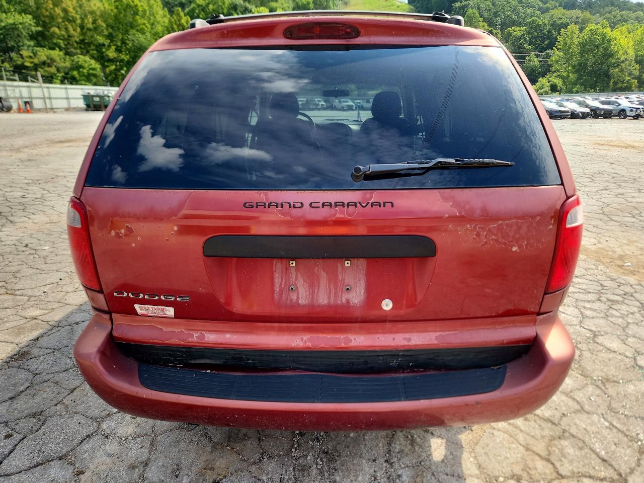 2005 Dodge Grand Caravan Se Maroon vin: 1D4GP24R75B369757