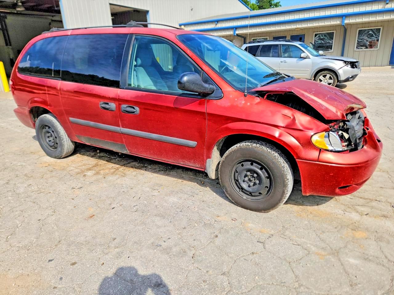 2005 Dodge Grand Caravan Se Maroon vin: 1D4GP24R75B369757