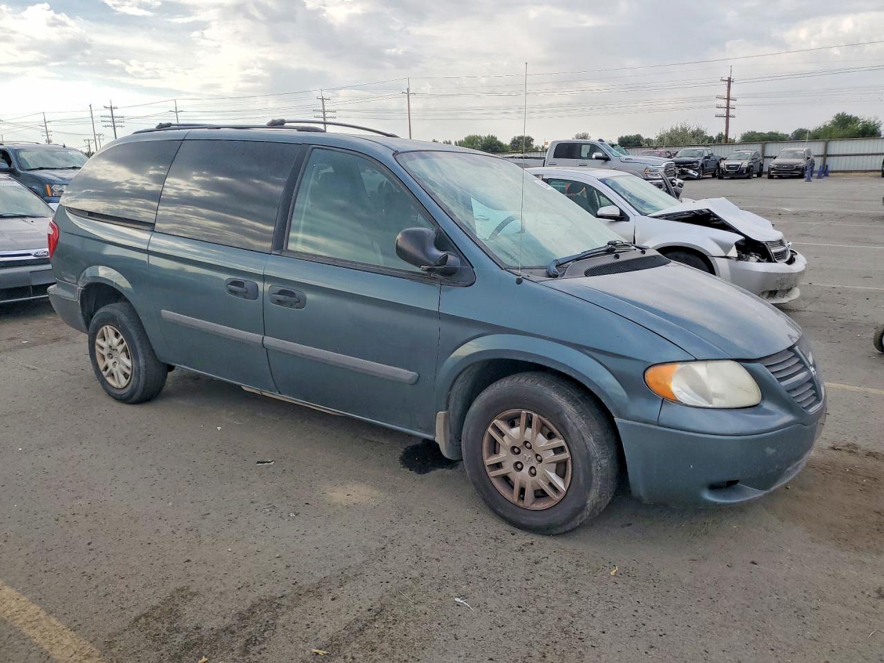 2006 Dodge Grand Caravan Se Gray vin: 1D4GP24R76B617569