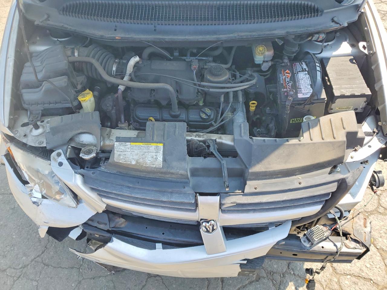 2007 Dodge Grand Caravan Se Silver vin: 1D4GP24R77B134343