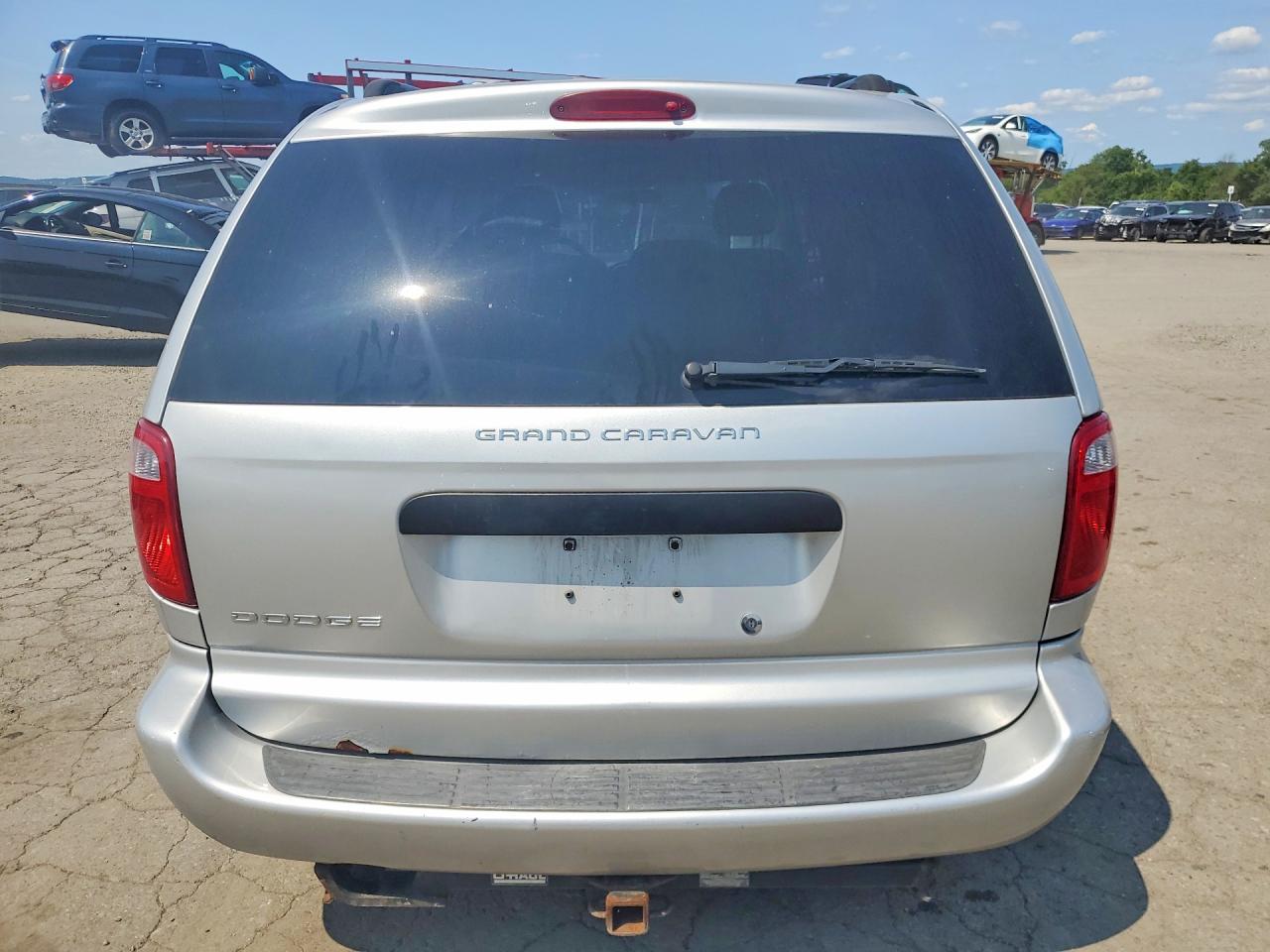 2007 Dodge Grand Caravan Se Silver vin: 1D4GP24R77B134343
